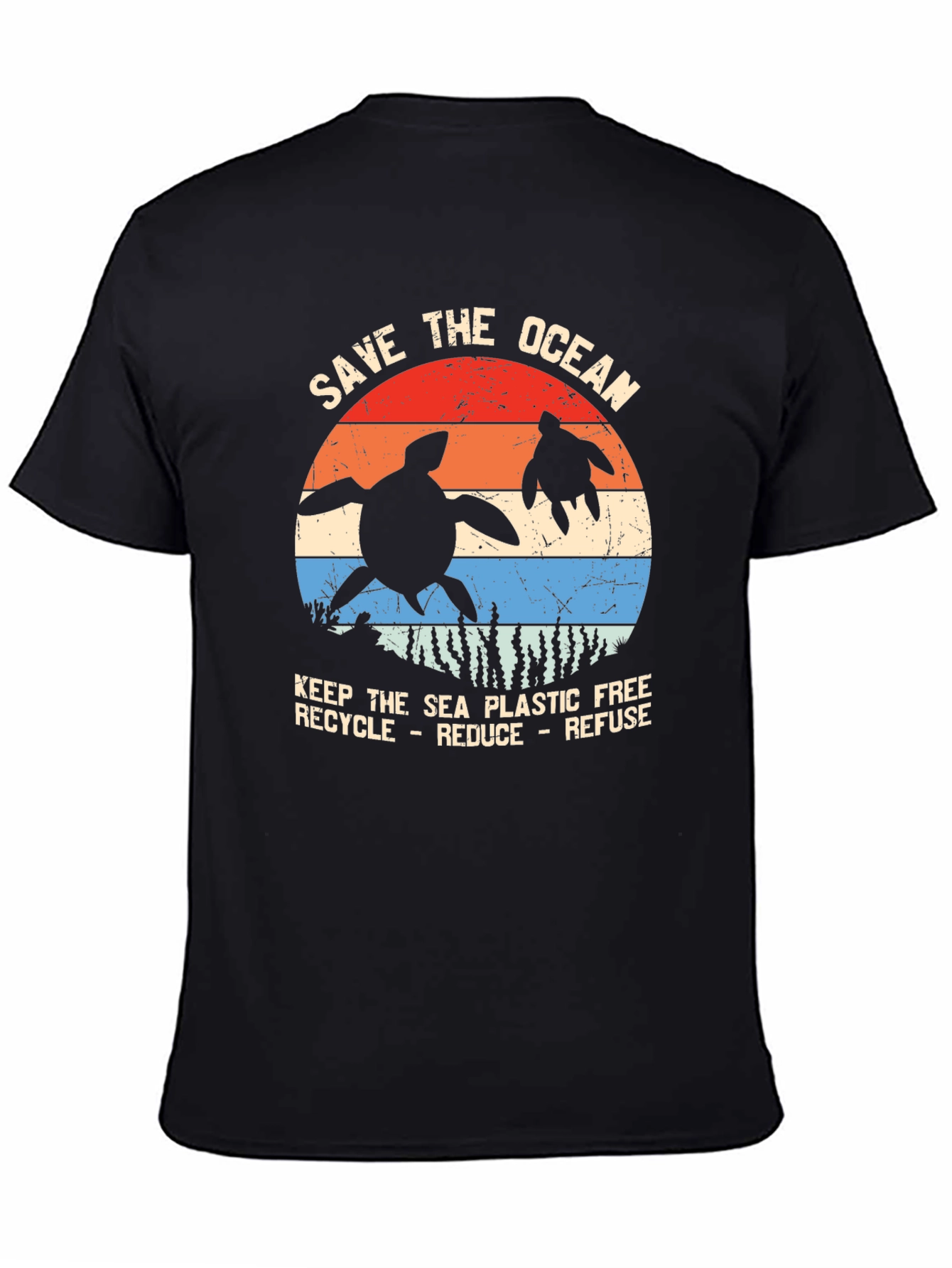 Save the Ocean Turtle Graphic Tee