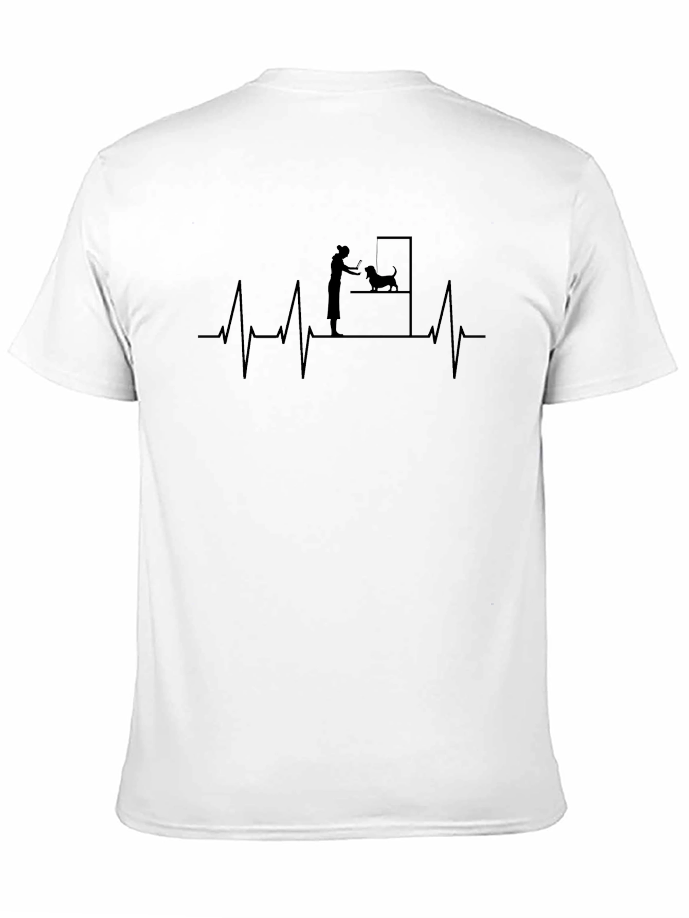 Dog Groomer Heartbeat T-Shirt