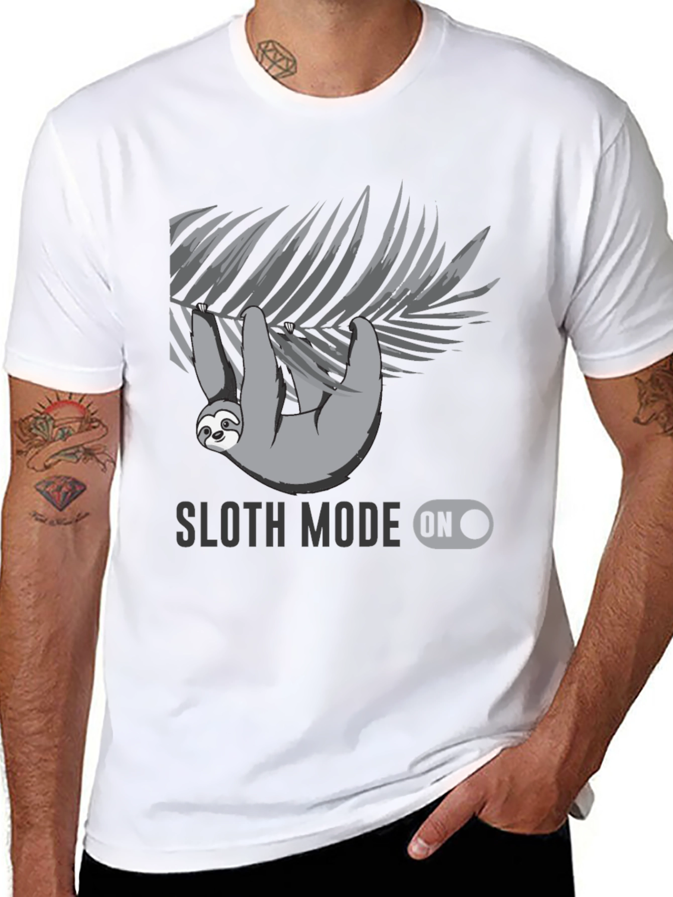 Sloth Mode On - Graphic T-Shirt