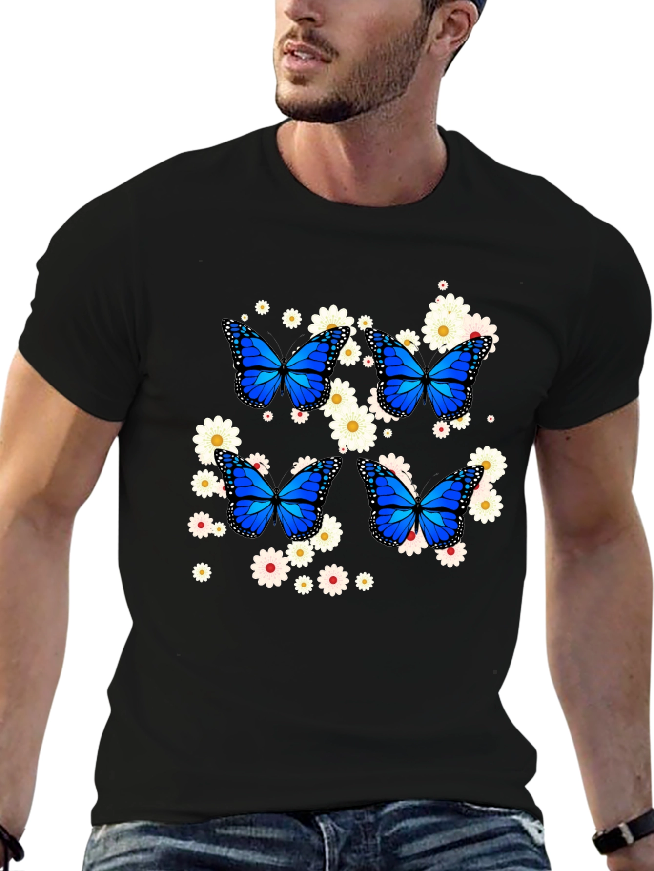 Butterfly Floral Graphic Tee