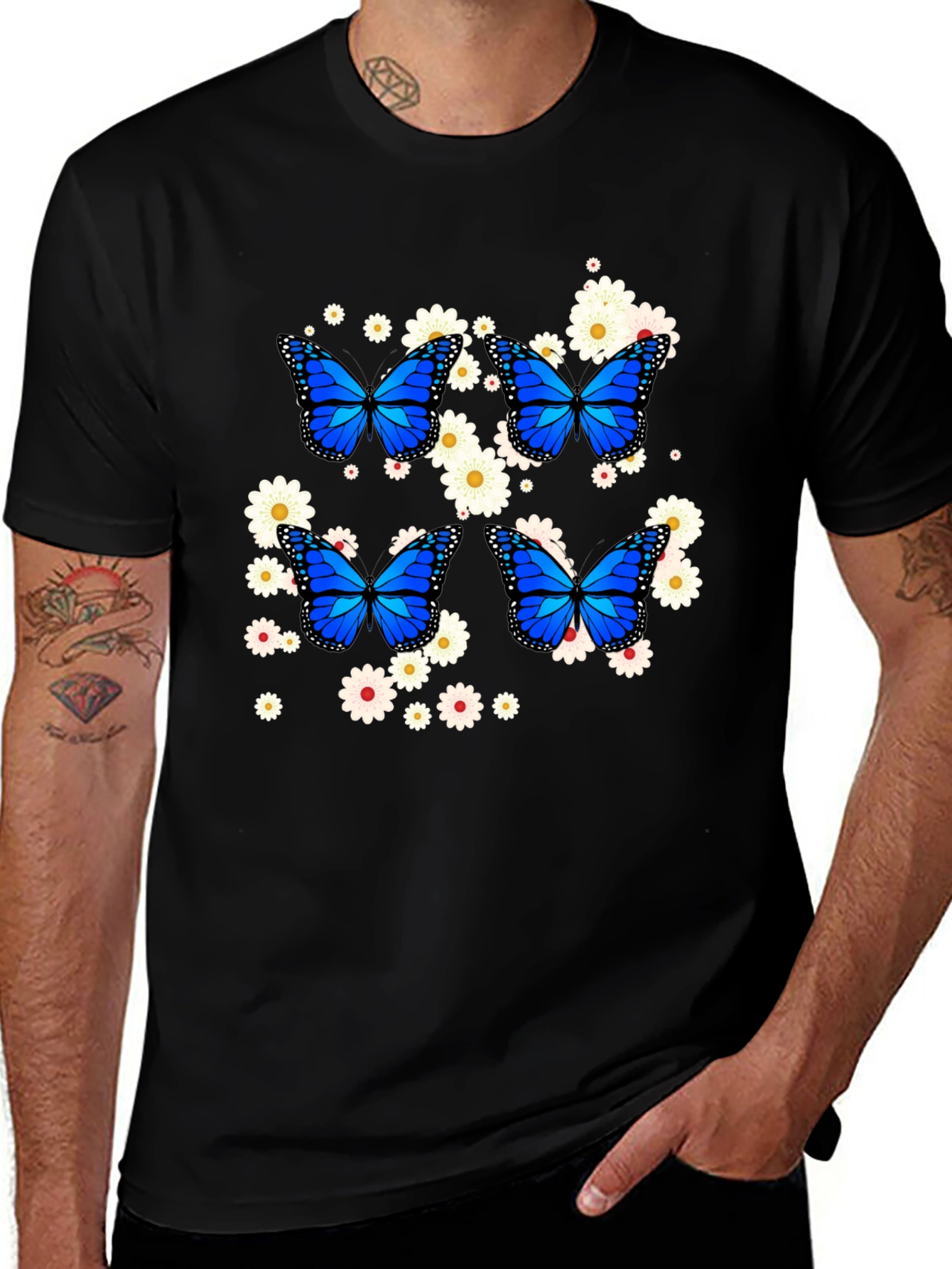 Butterfly Floral Graphic Tee