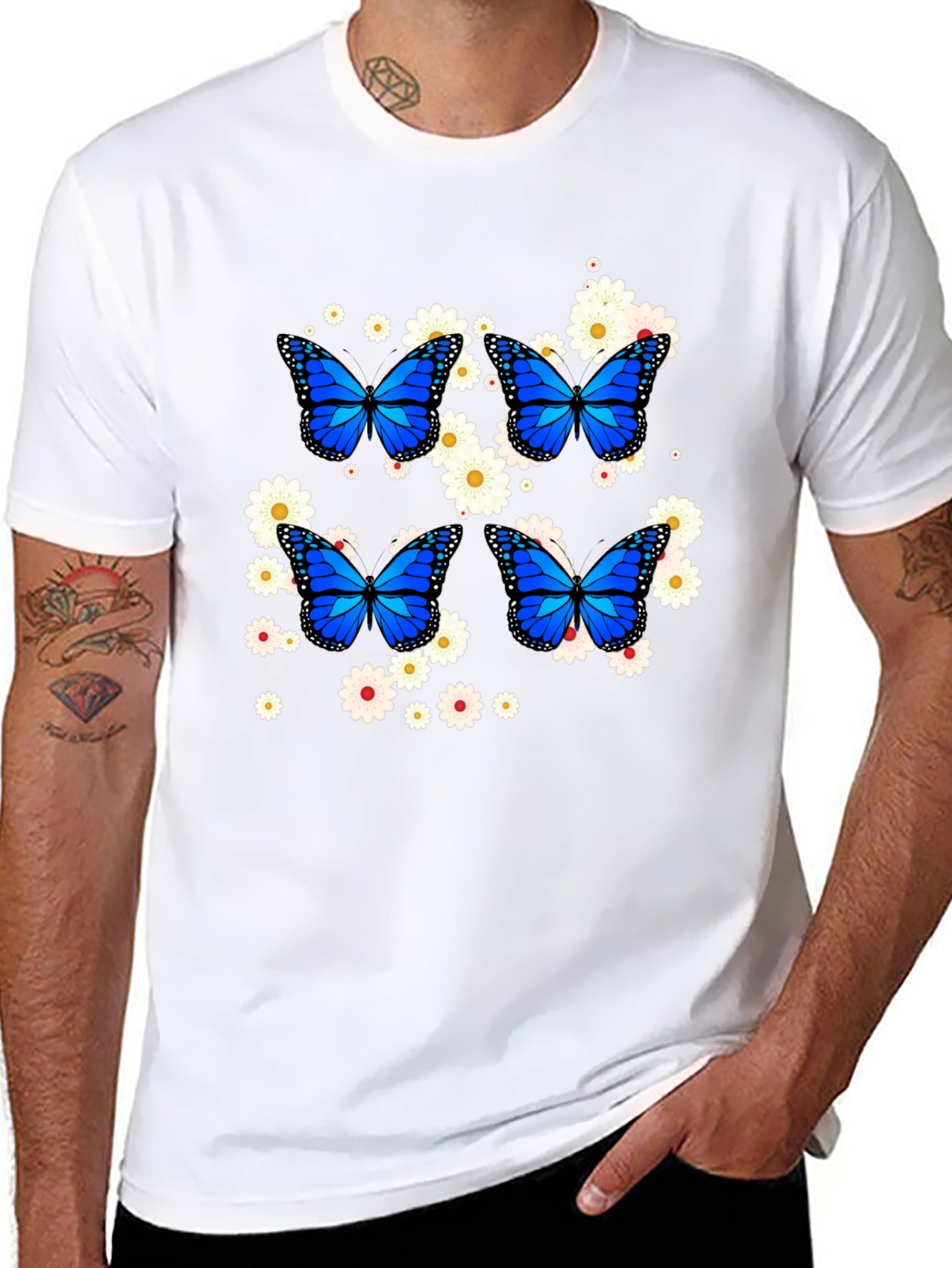 Butterfly Floral Graphic Tee
