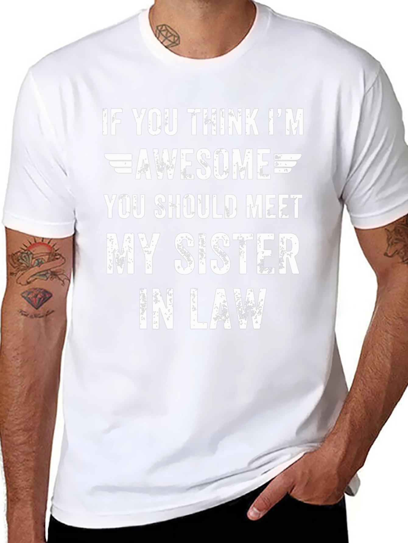Awesome Sister-In-Law Mens T-Shirt Funny Gift