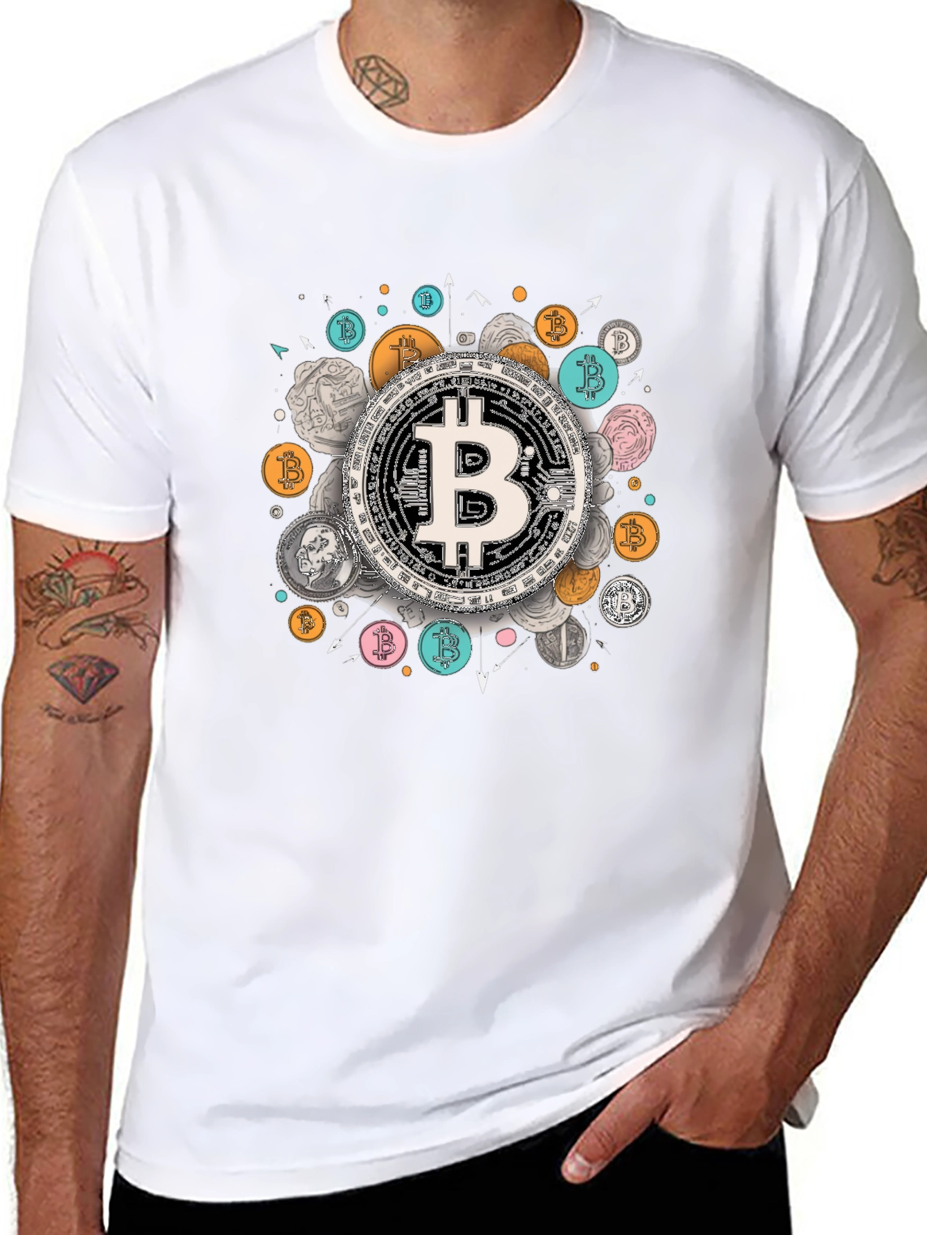 Bitcoin Graphic Tee - Crypto Currency Fashion