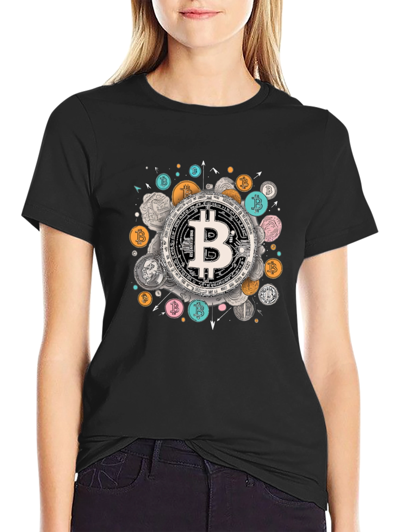 Bitcoin Graphic Tee - Crypto Currency Fashion
