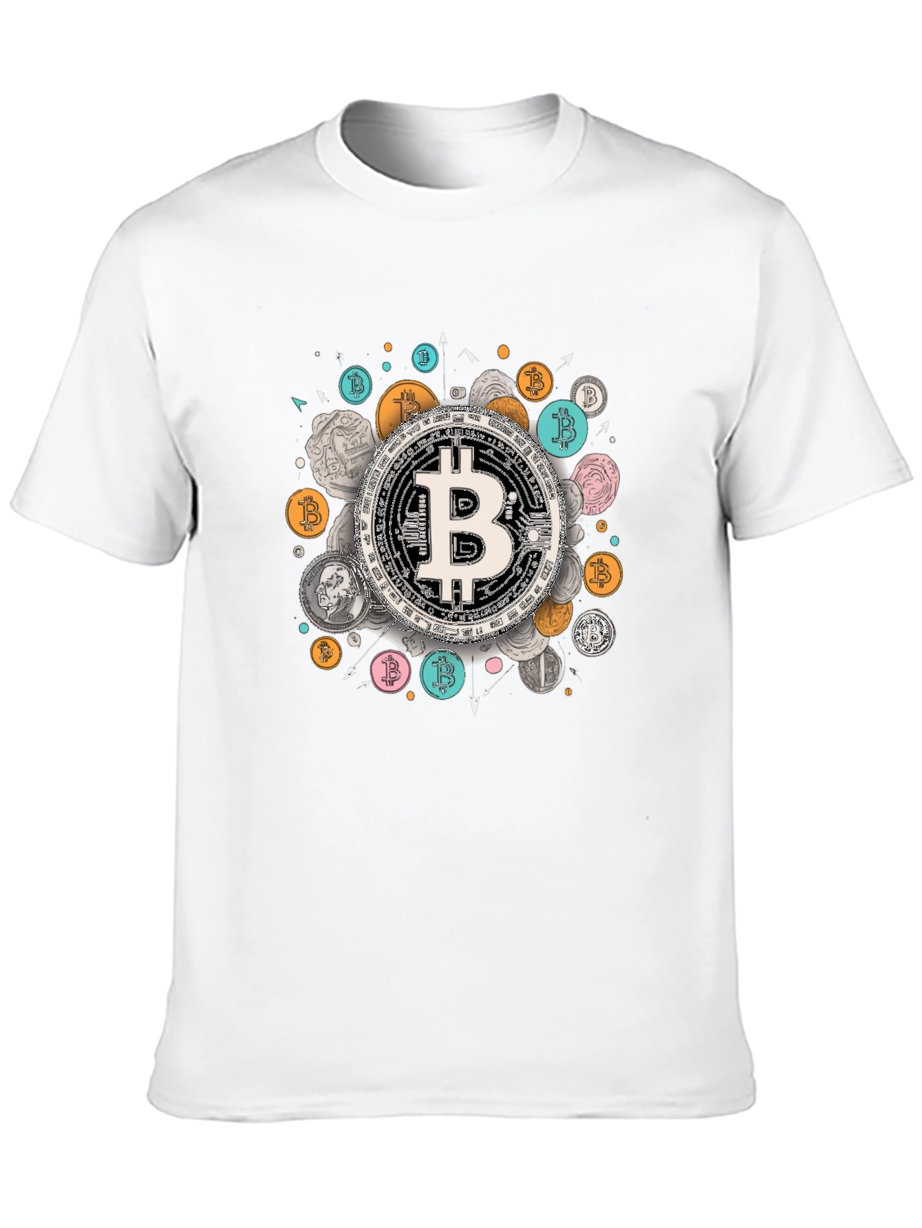 Bitcoin Graphic Tee - Crypto Currency Fashion