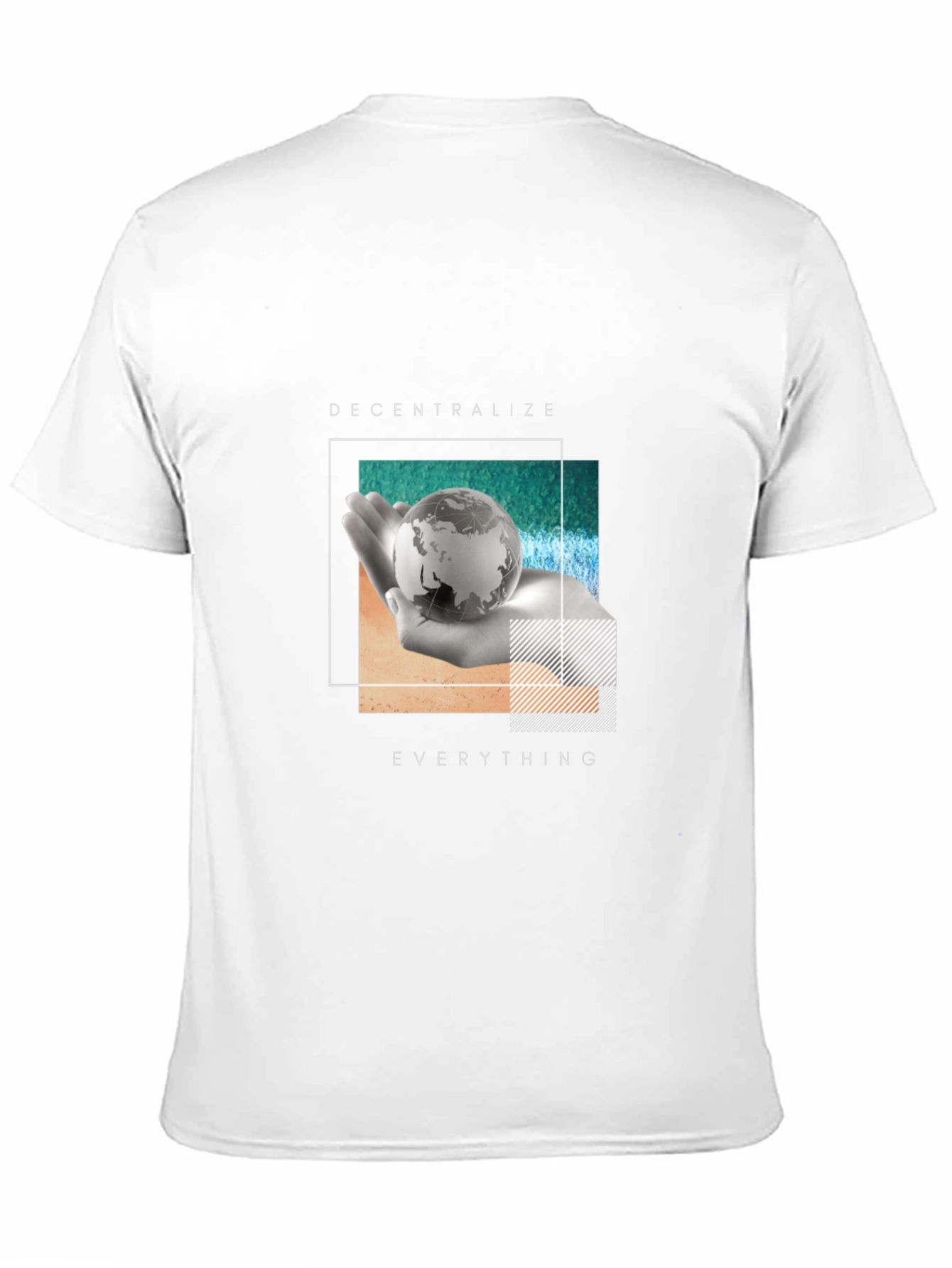 Decentralize Everything Black Graphic T-Shirt
