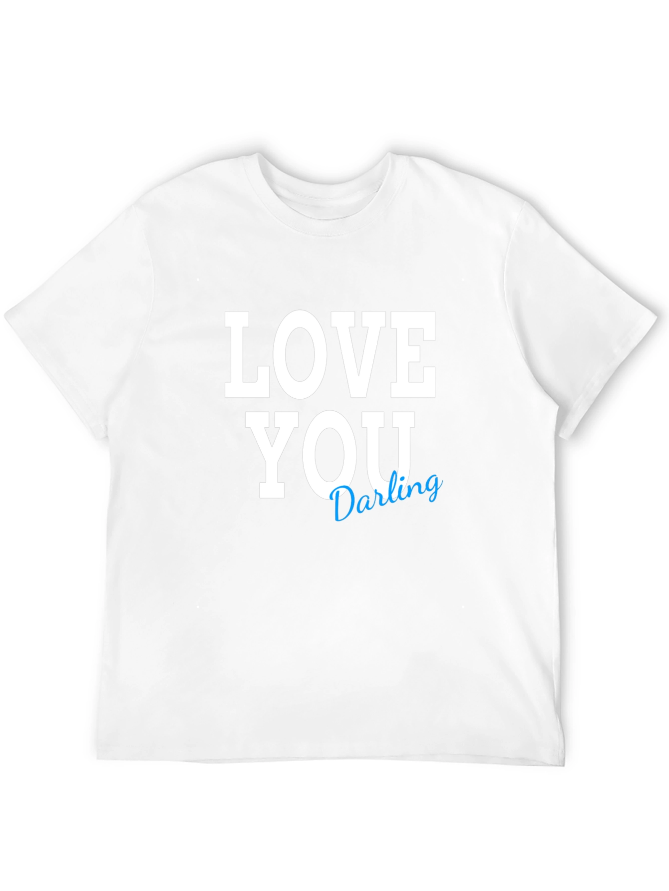 Love You Darling Black T-Shirt