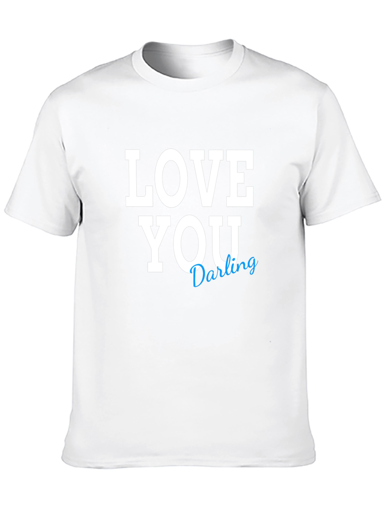 Love You Darling Black T-Shirt