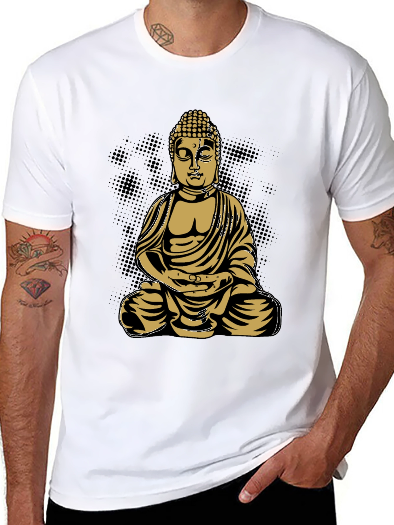 Buddha Graphic T-Shirt - Relaxed Fit
