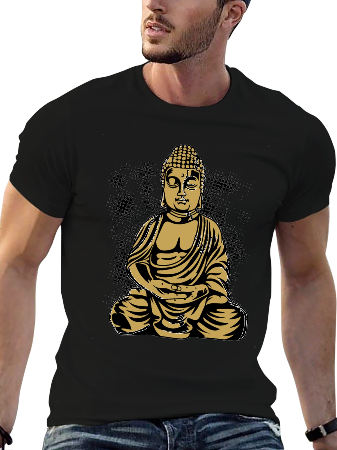 Buddha Graphic T-Shirt - Relaxed Fit
