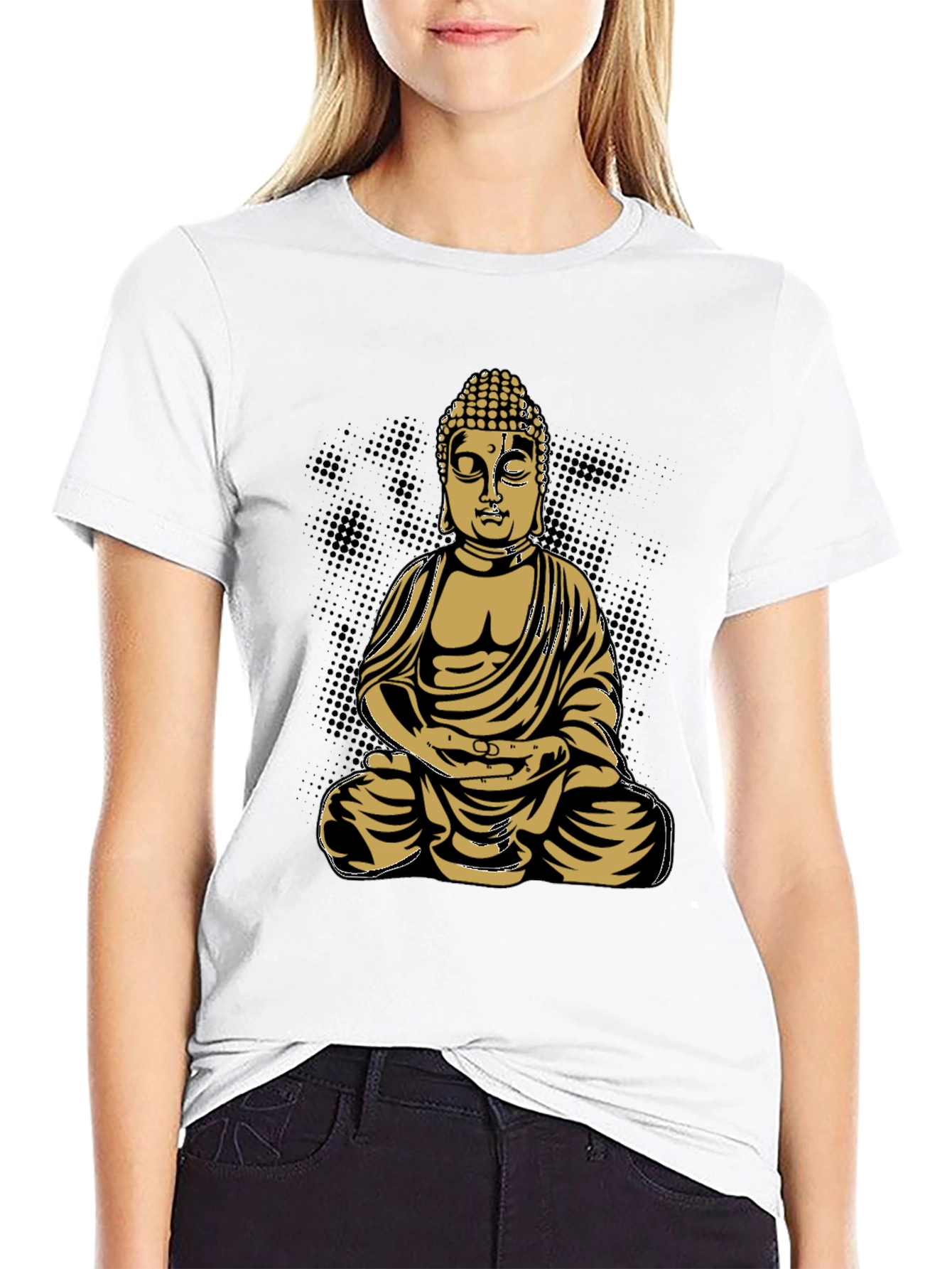 Buddha Graphic T-Shirt - Relaxed Fit
