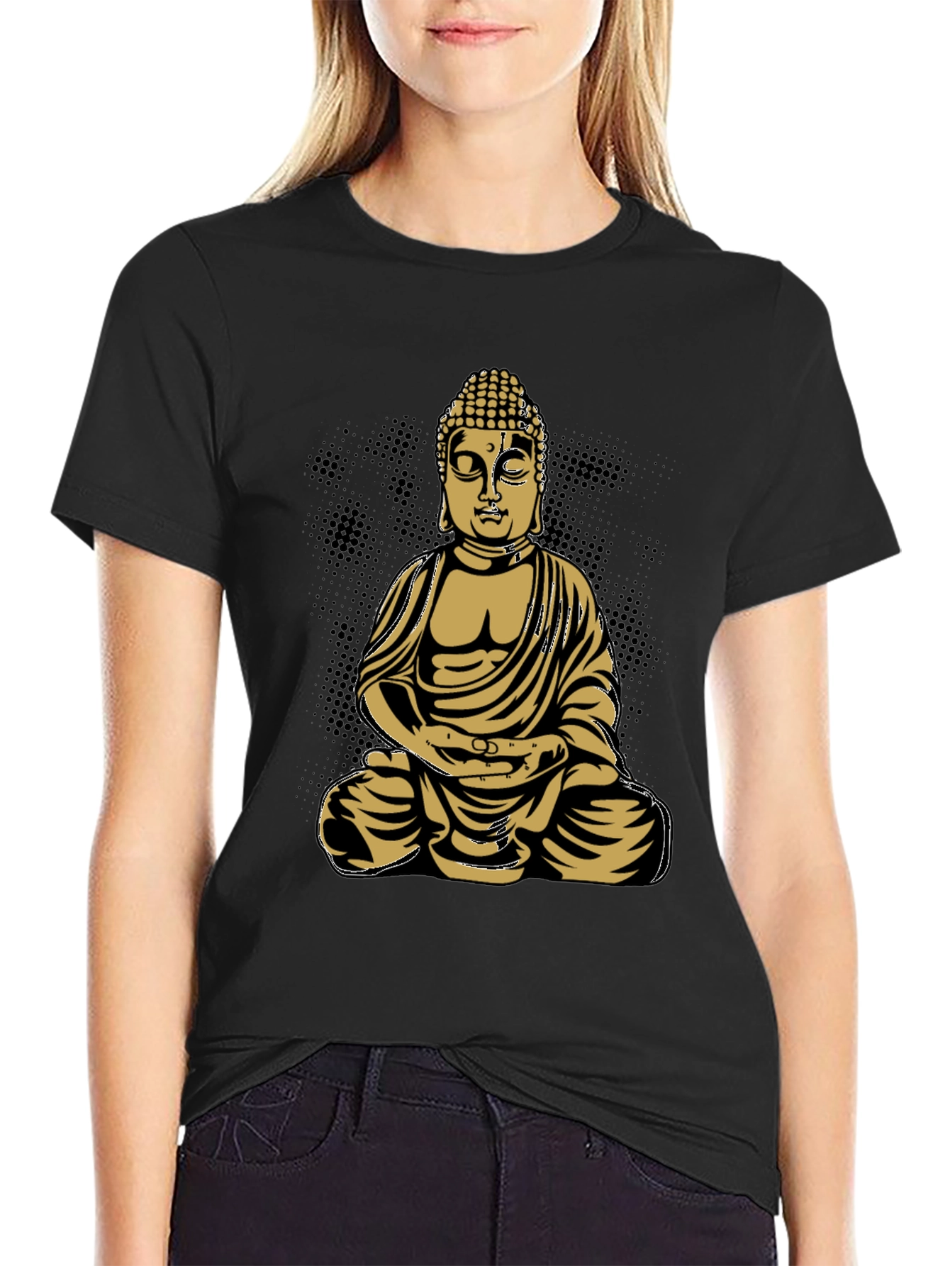 Buddha Graphic T-Shirt - Relaxed Fit