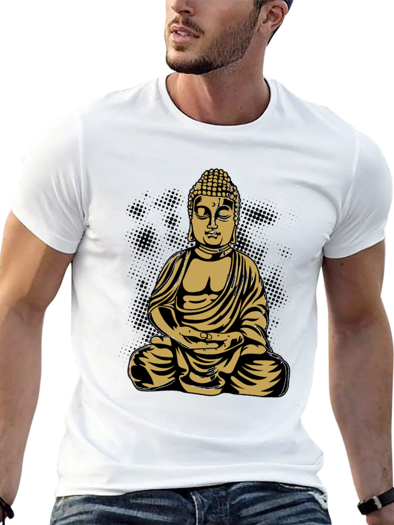 Buddha Graphic T-Shirt - Relaxed Fit