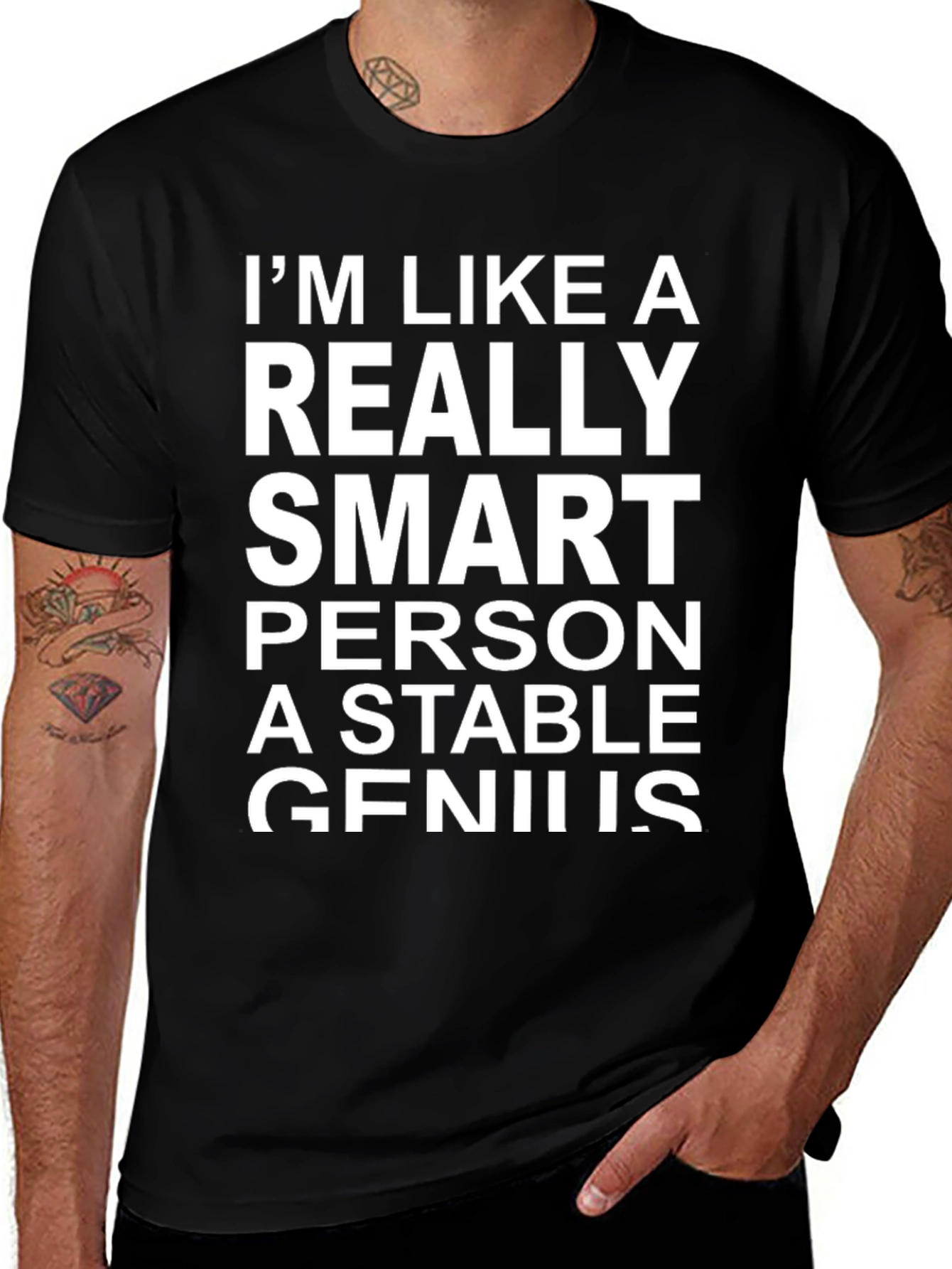 Stable Genius Humor Graphic Tee
