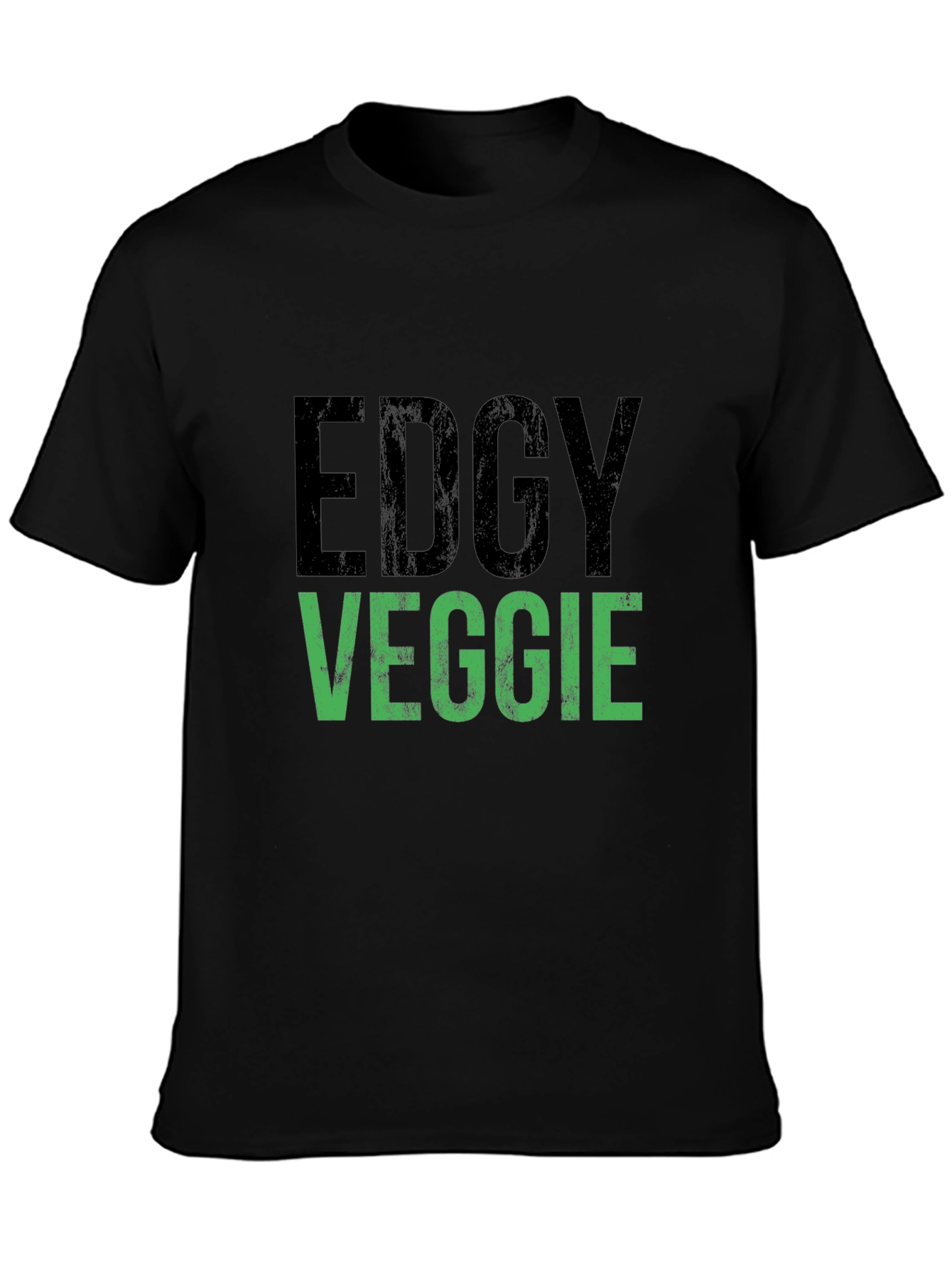 Edgy Veggie Graphic T-Shirt - Vegan Style