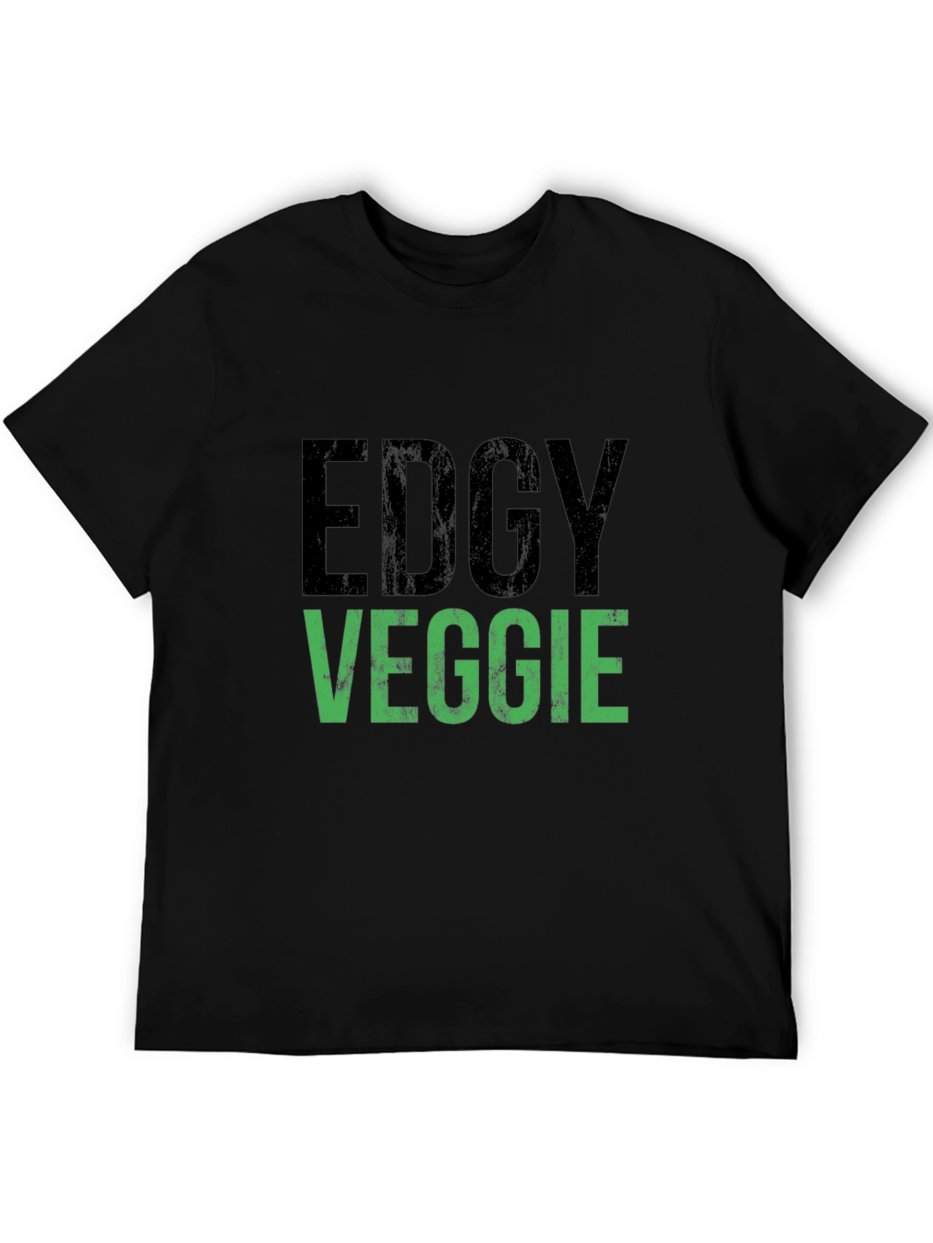 Edgy Veggie Graphic T-Shirt - Vegan Style