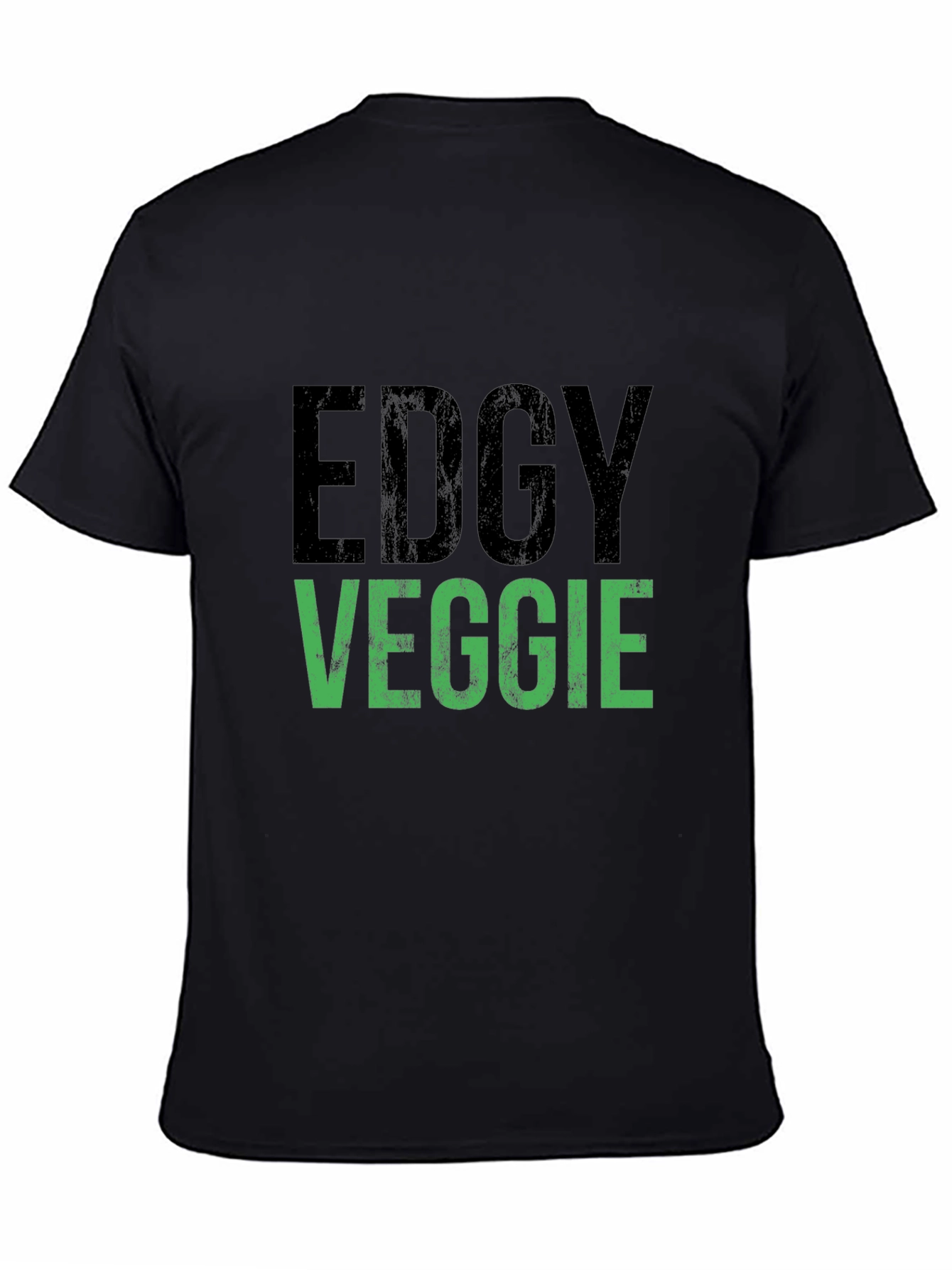 Edgy Veggie Graphic T-Shirt - Vegan Style