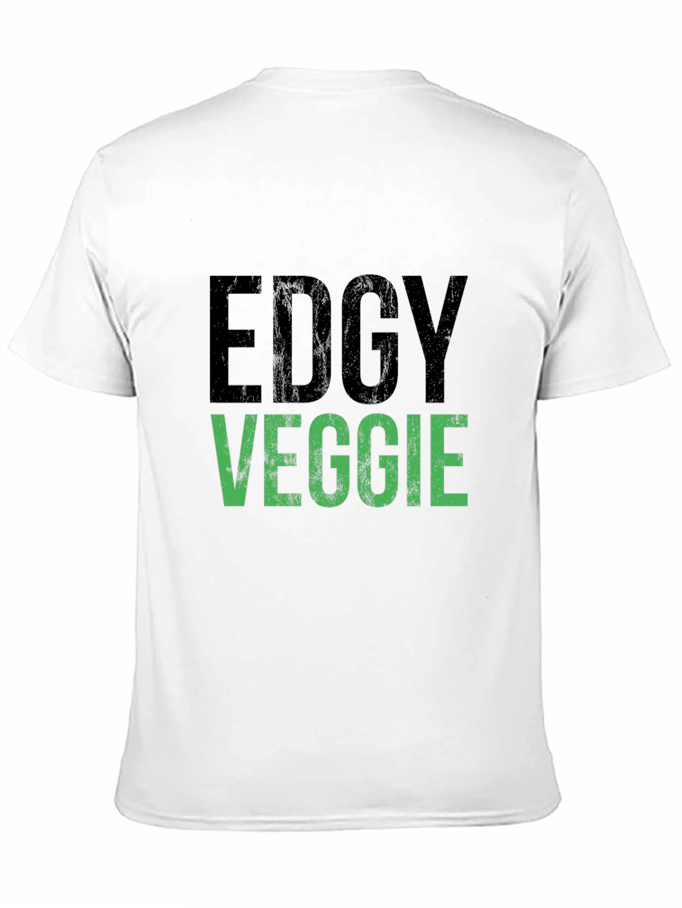 Edgy Veggie Graphic T-Shirt - Vegan Style