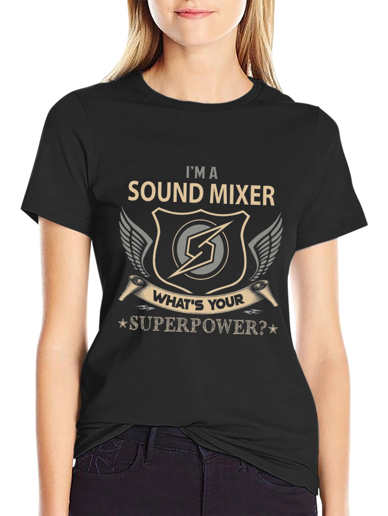 Sound Mixer Superpower Graphic Tee