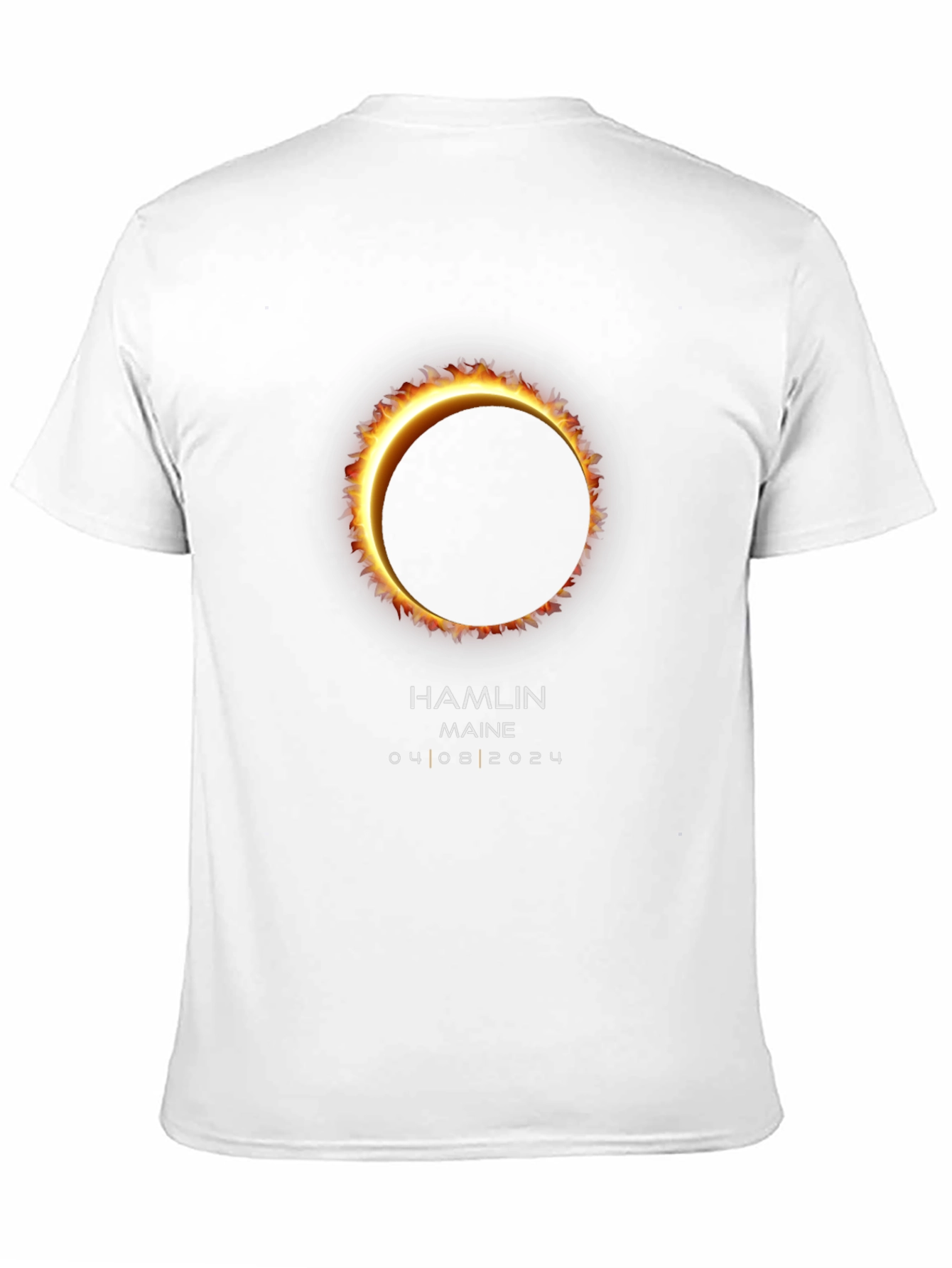 Hamlin Maine Eclipse T-Shirt - April 8 2024