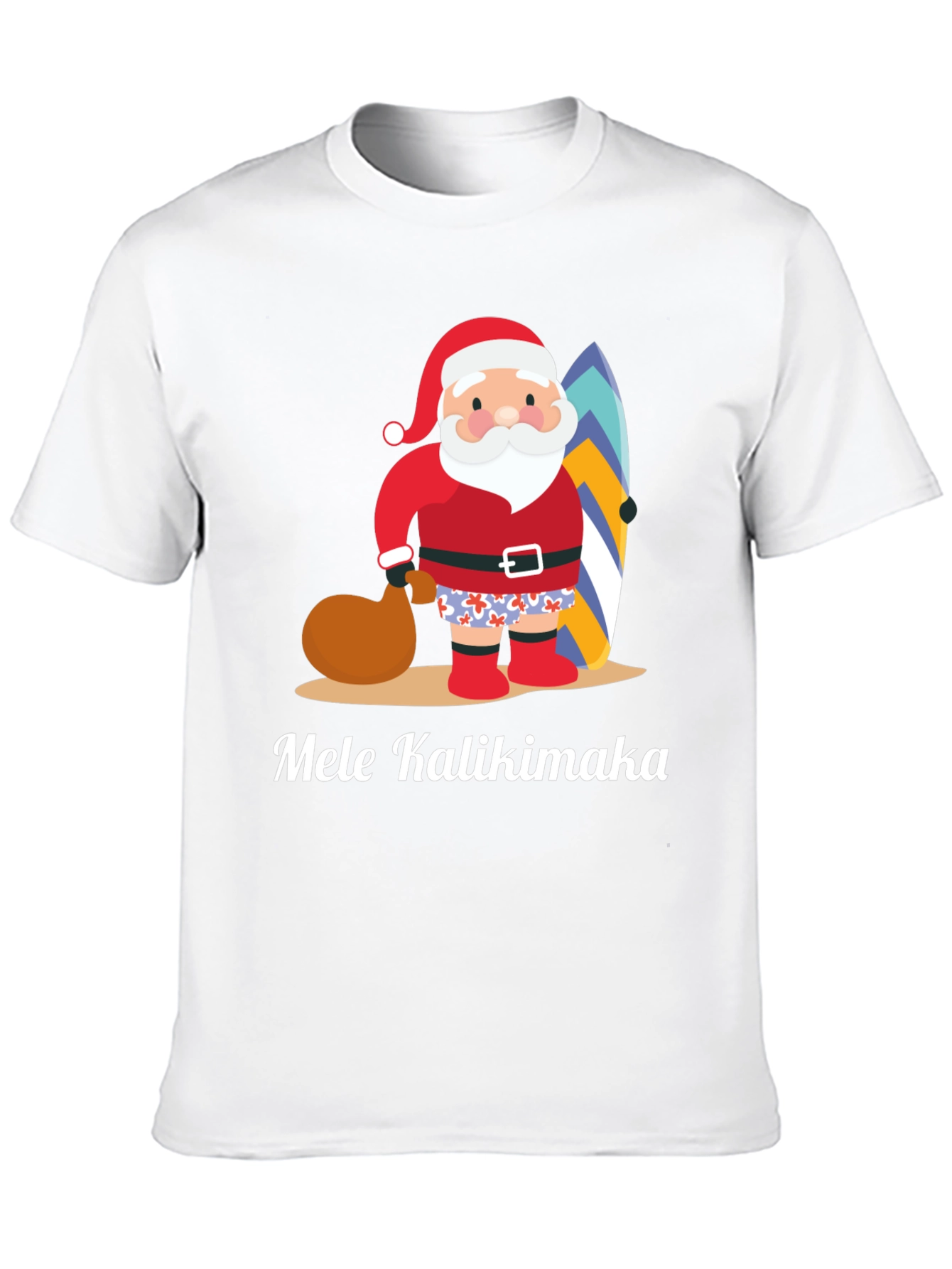 Mele Kalikimaka Santa T-Shirt