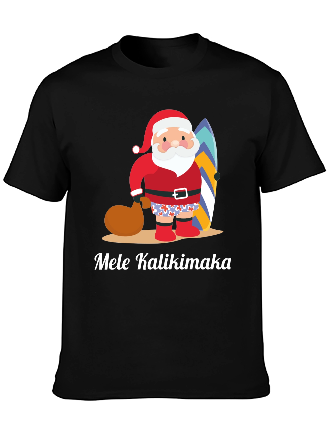 Mele Kalikimaka Santa T-Shirt