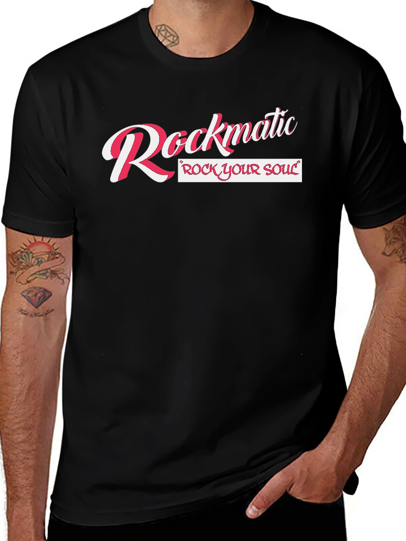 Rockmatic Rock Your Soul Graphic Black T-Shirt