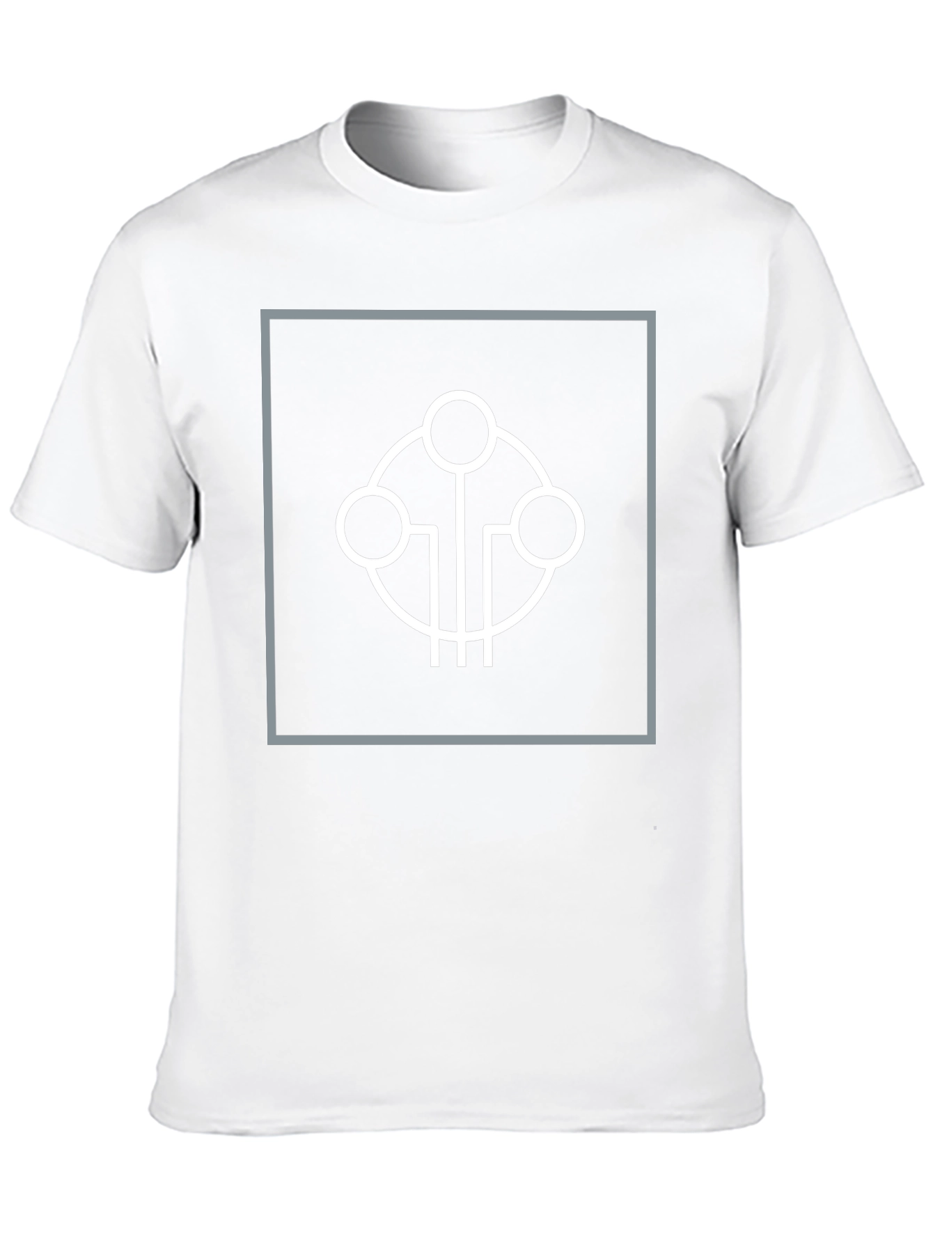 Geometric Symbol Black Tee