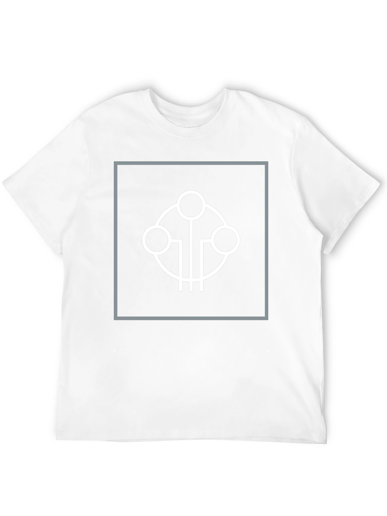 Geometric Symbol Black Tee