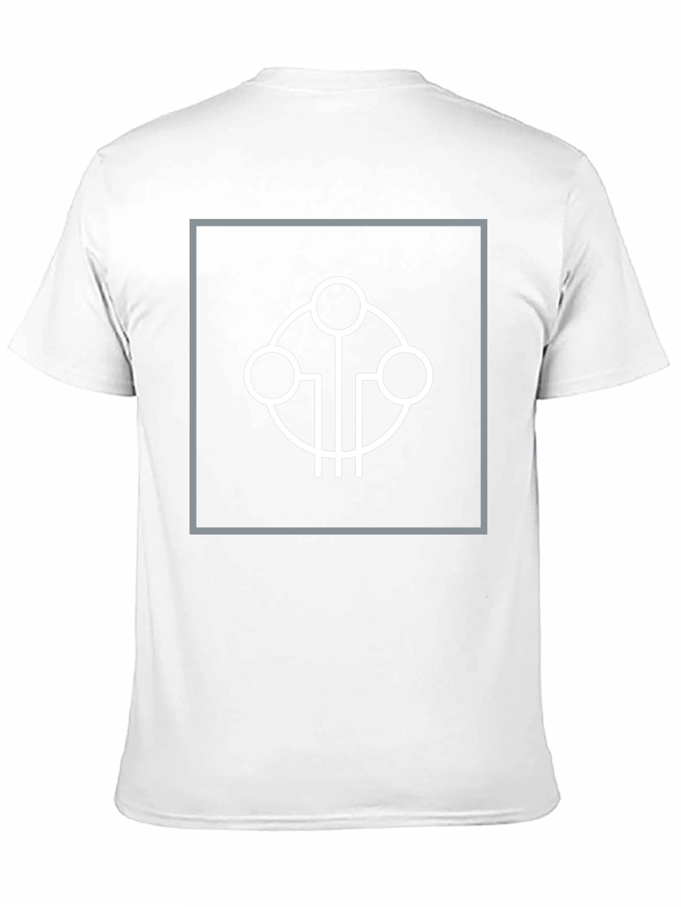 Geometric Symbol Black Tee