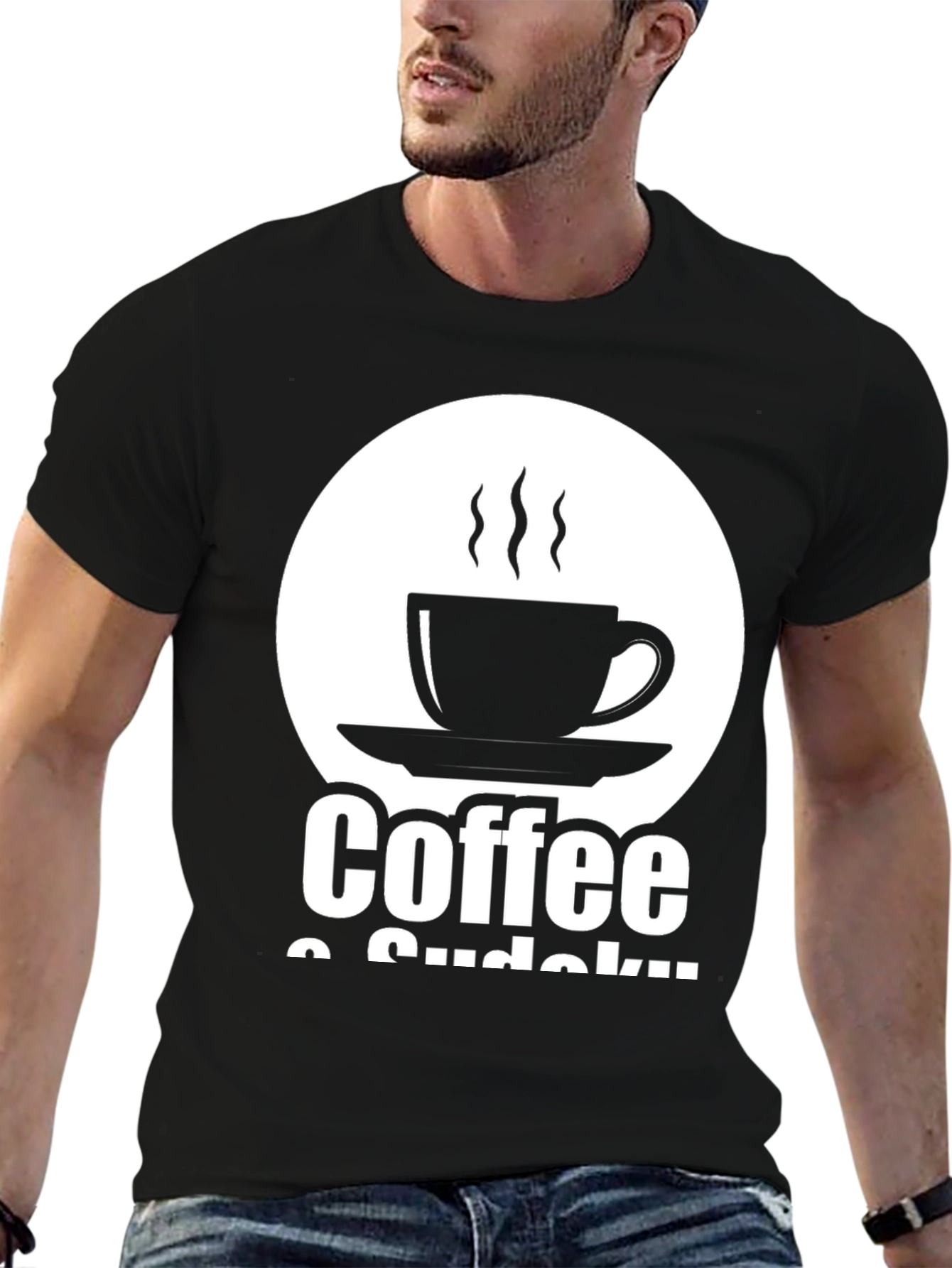 Coffee & Sudoku Graphic Tee