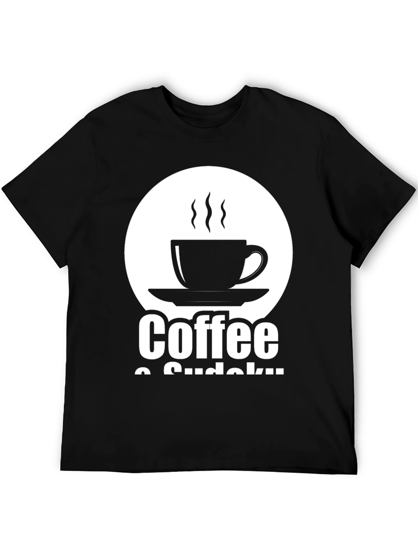 Coffee & Sudoku Graphic Tee