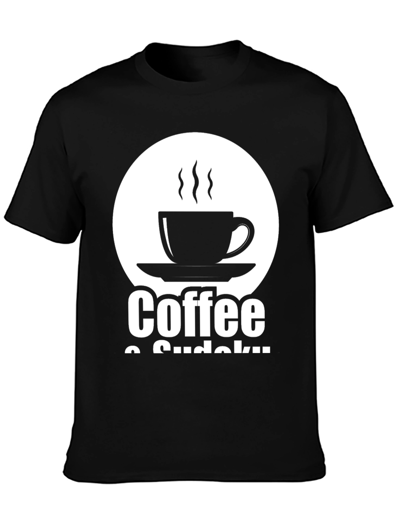 Coffee & Sudoku Graphic Tee