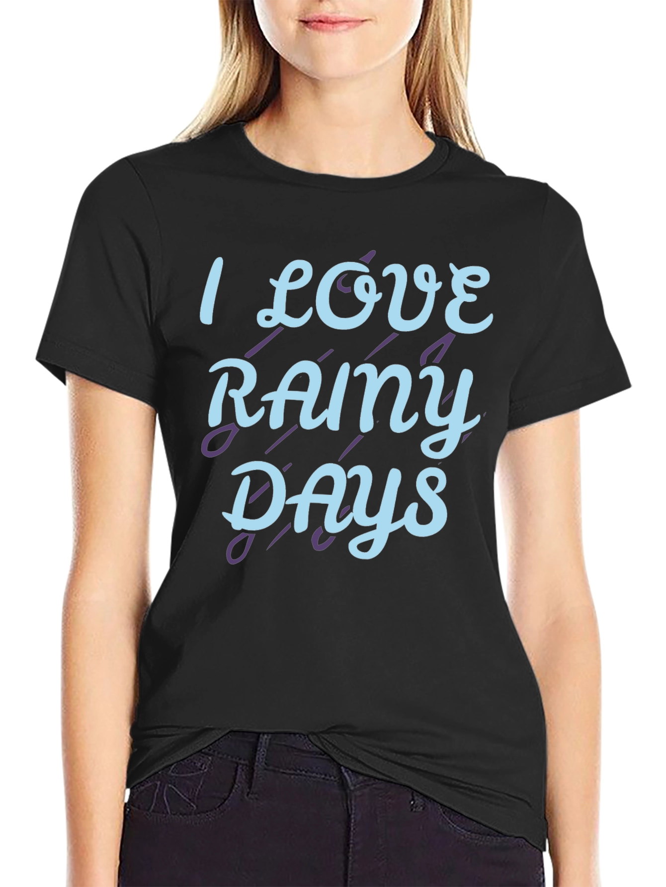 I Love Rainy Days Graphic T-Shirt