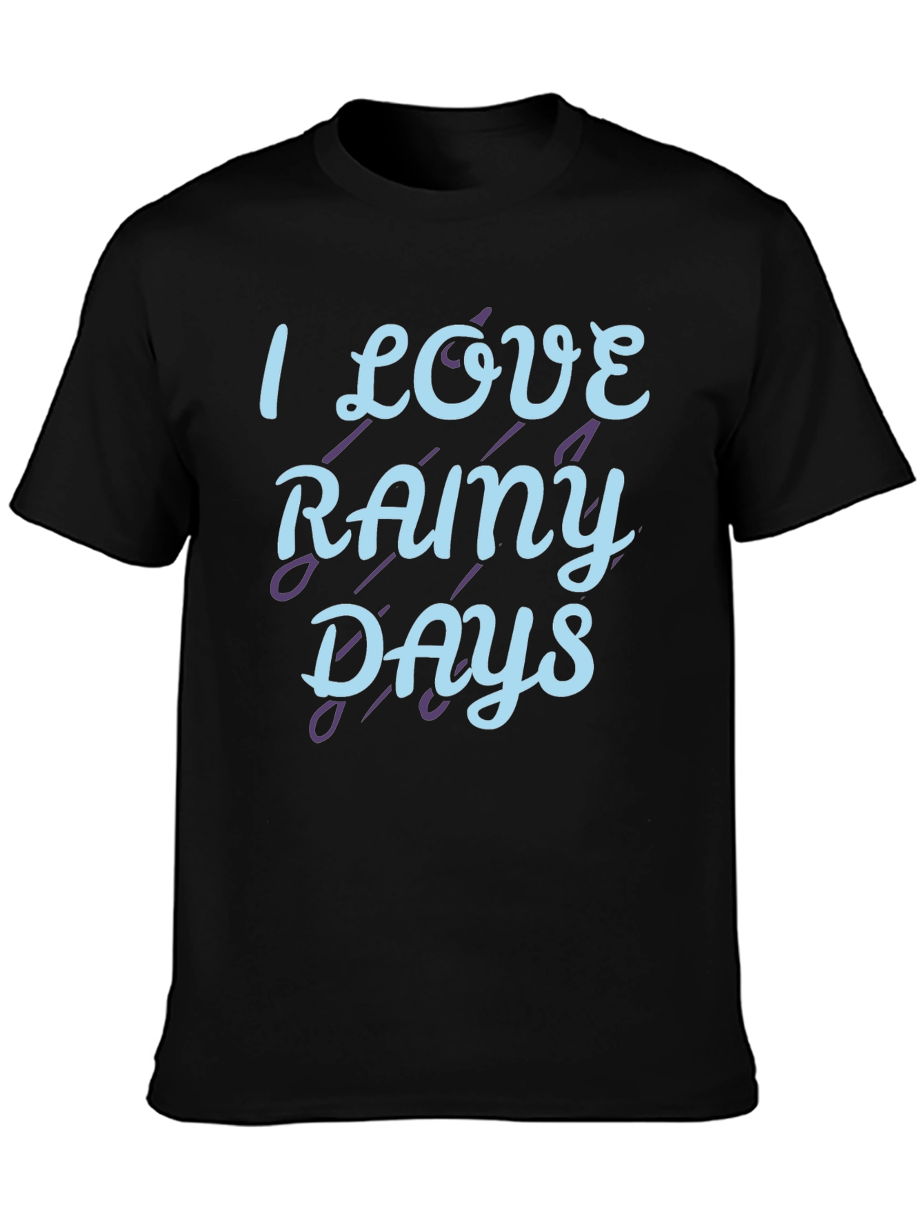 I Love Rainy Days Graphic T-Shirt