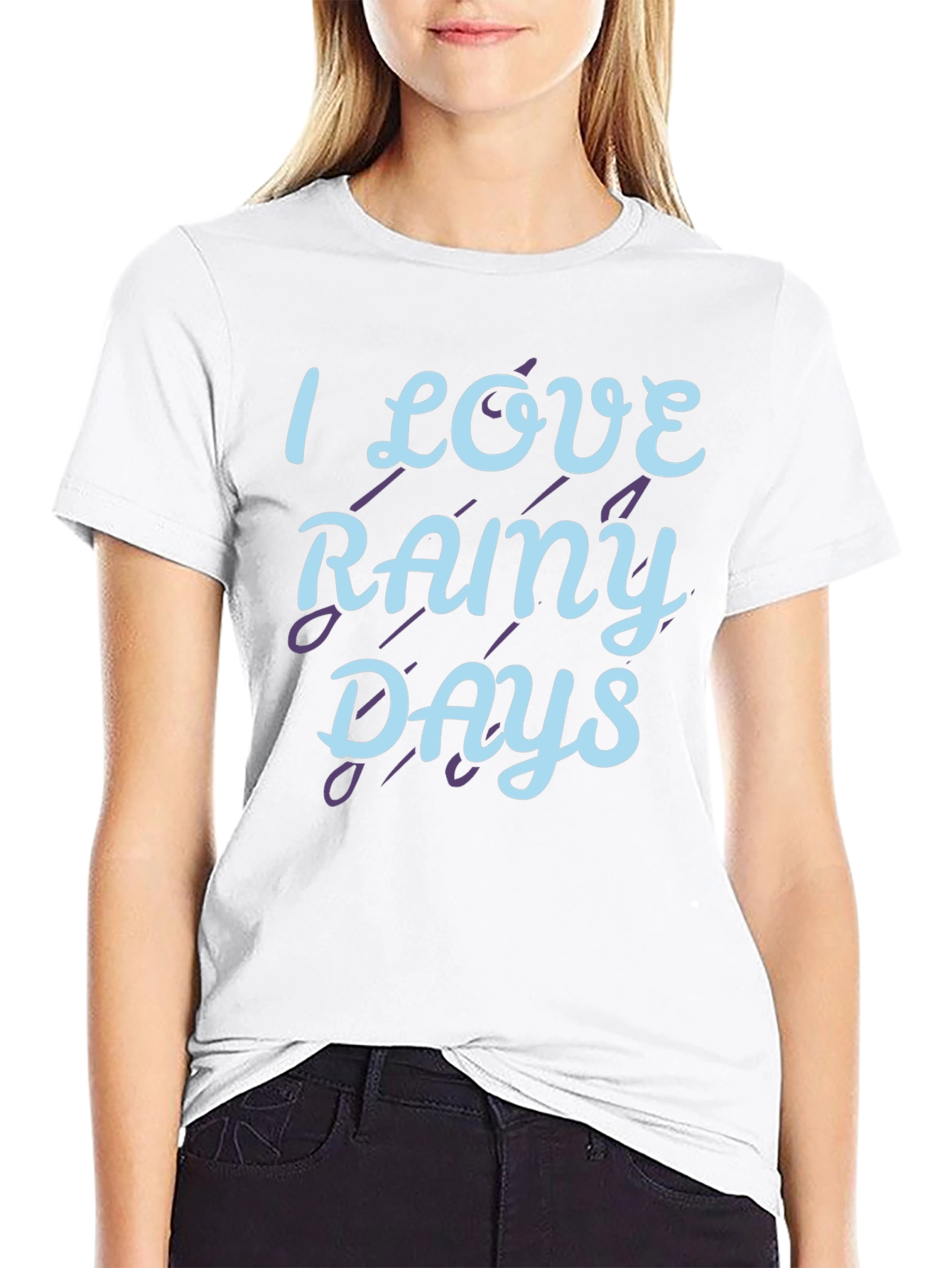 I Love Rainy Days Graphic T-Shirt