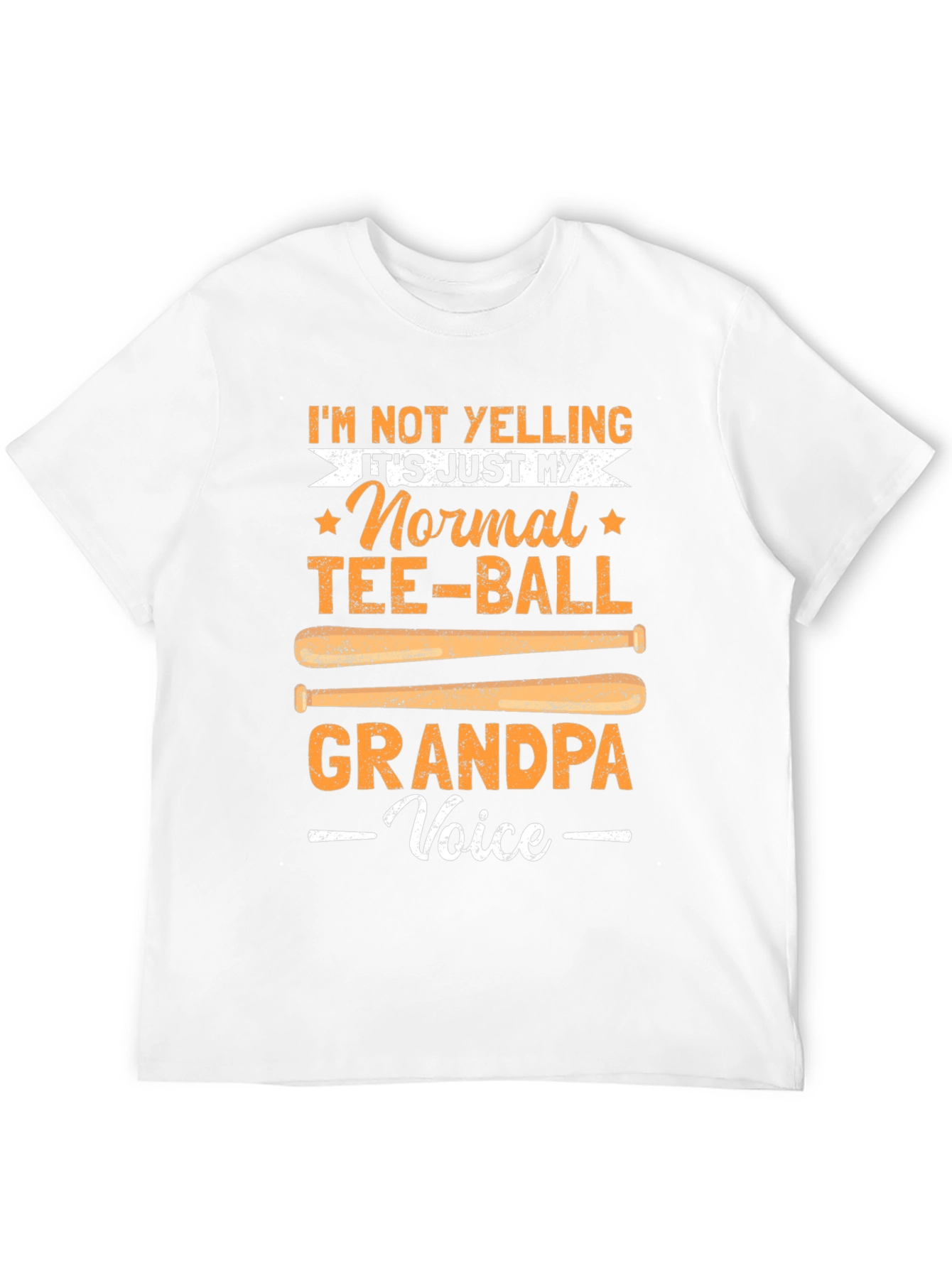 Tee-Ball Grandpa Voice T-Shirt