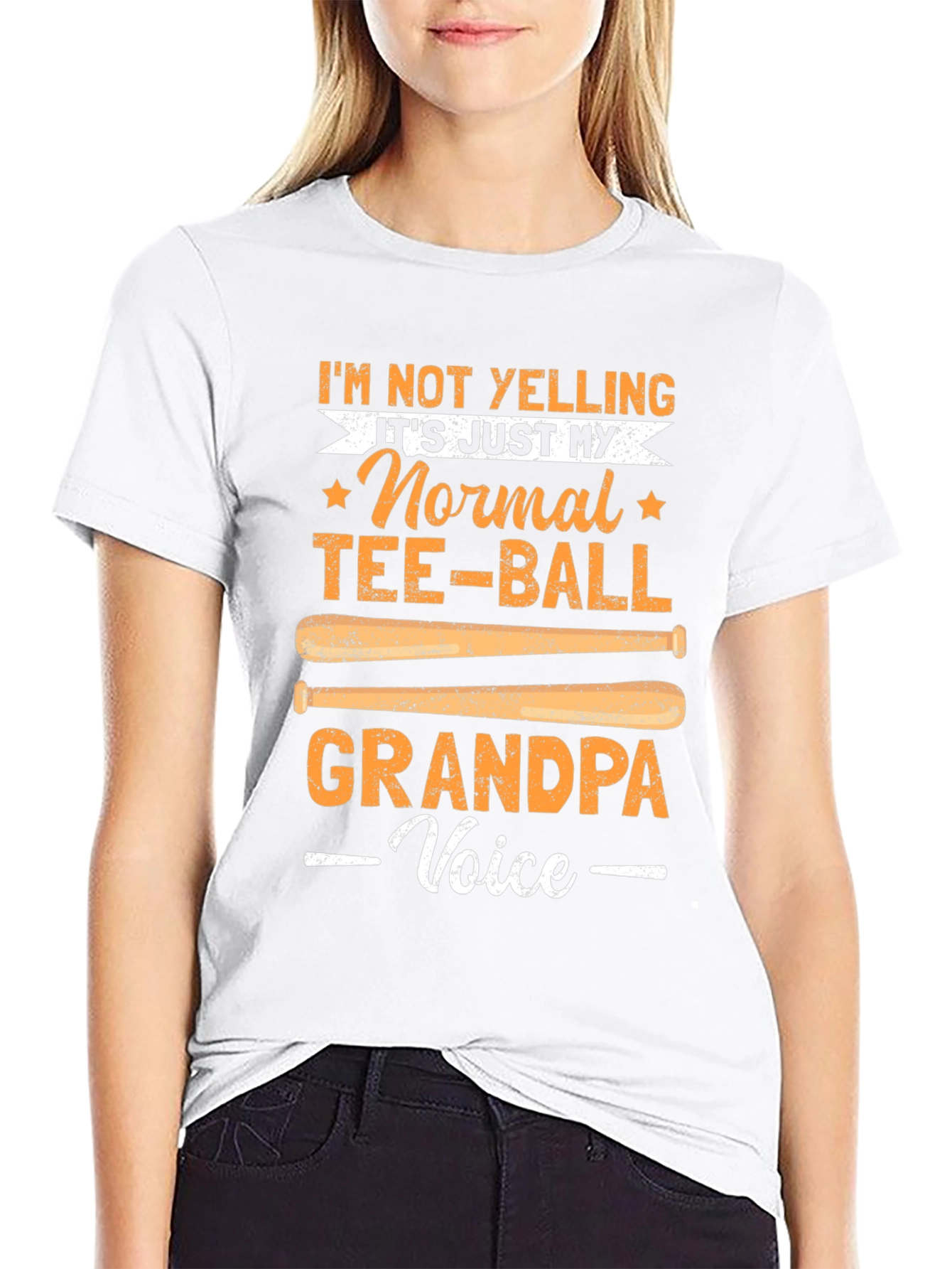 Tee-Ball Grandpa Voice T-Shirt