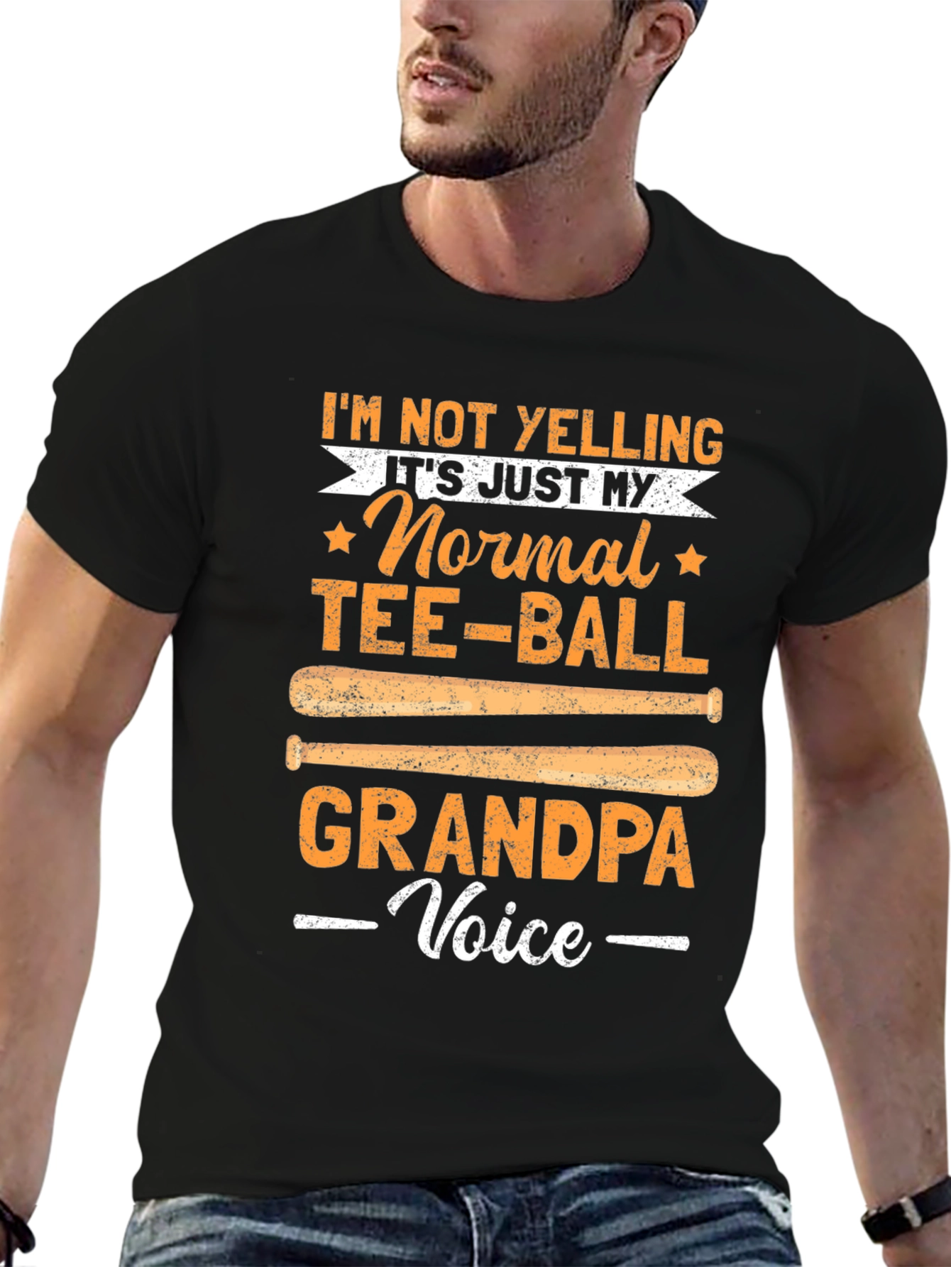 Tee-Ball Grandpa Voice T-Shirt