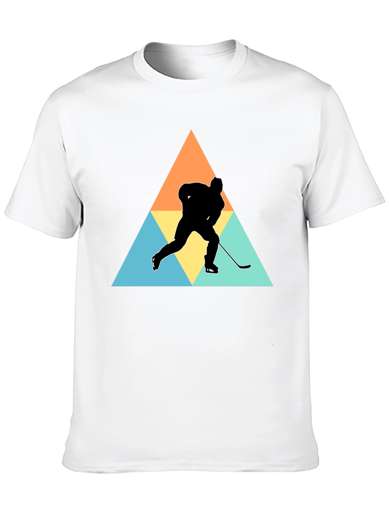 Hockey Silhouette Graphic T-Shirt