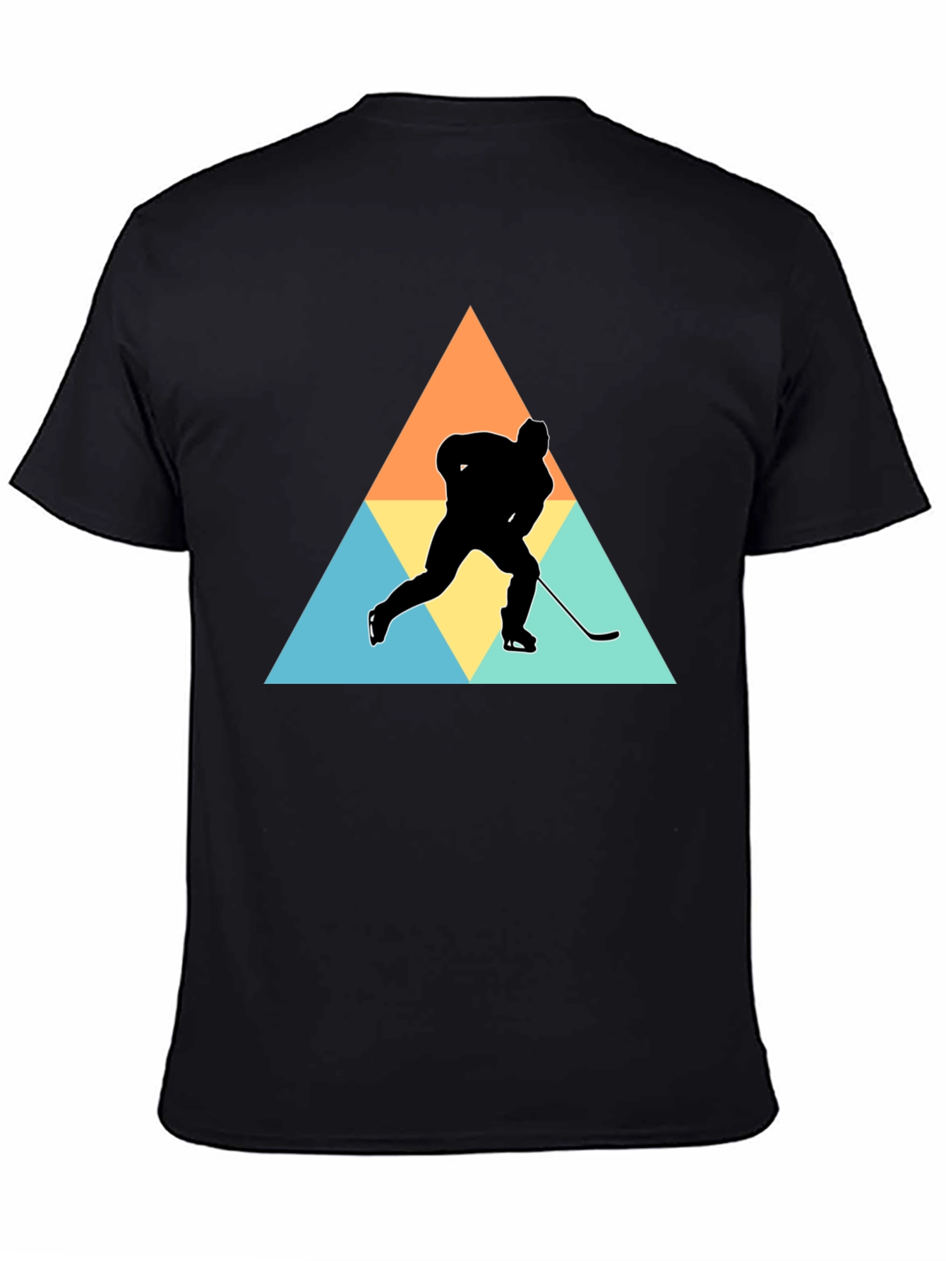 Hockey Silhouette Graphic T-Shirt