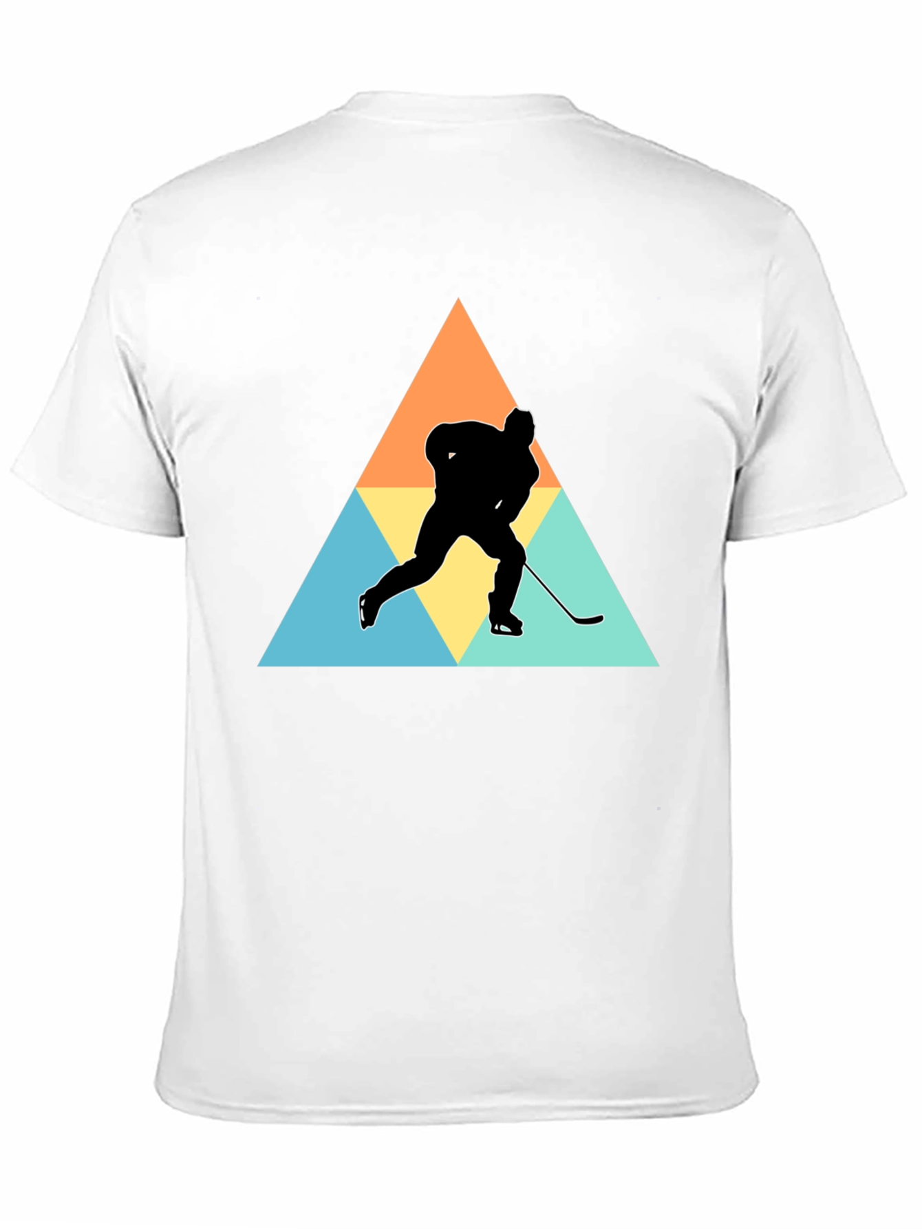 Hockey Silhouette Graphic T-Shirt