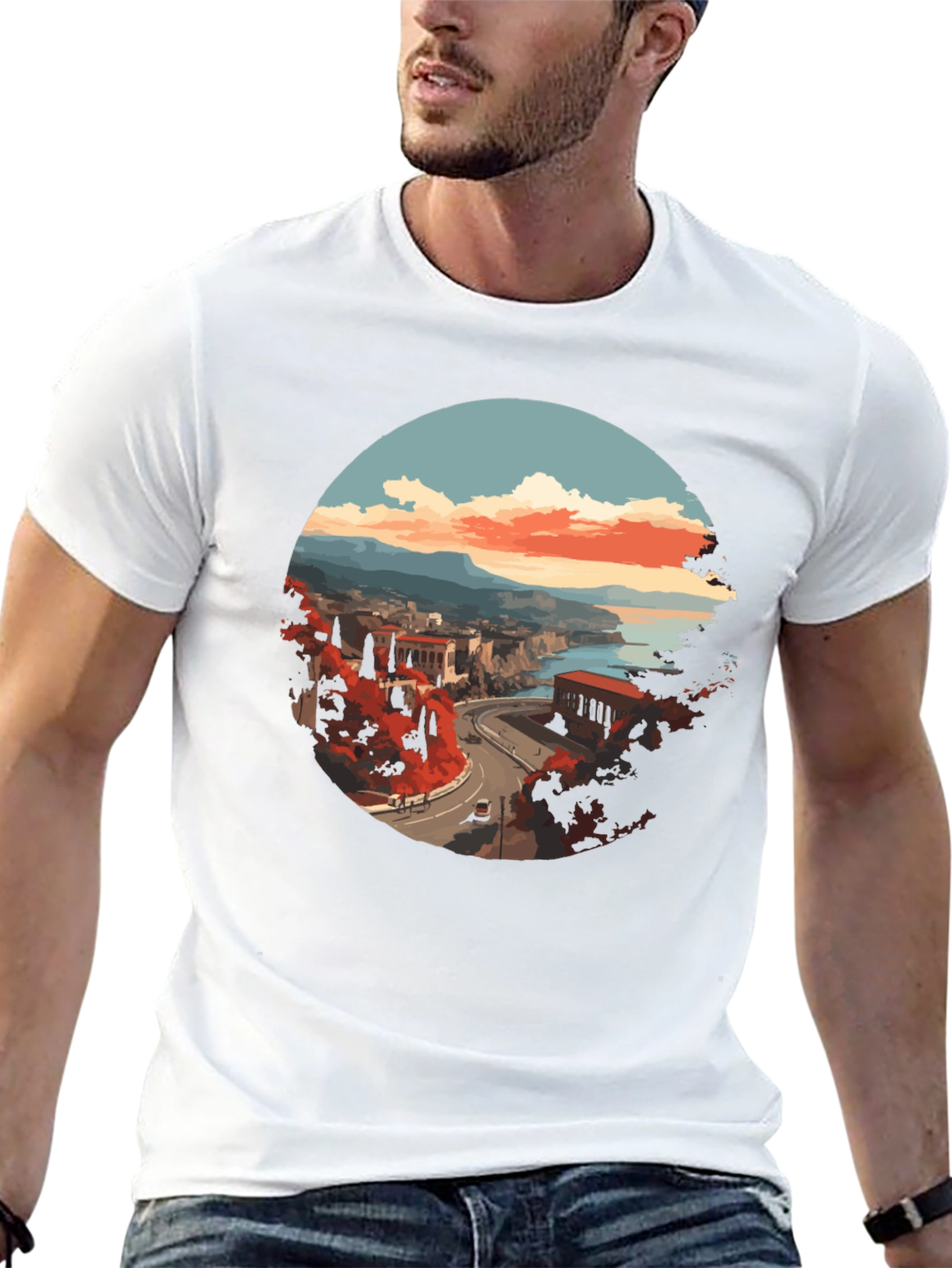 Coastal Vista Graphic Tee