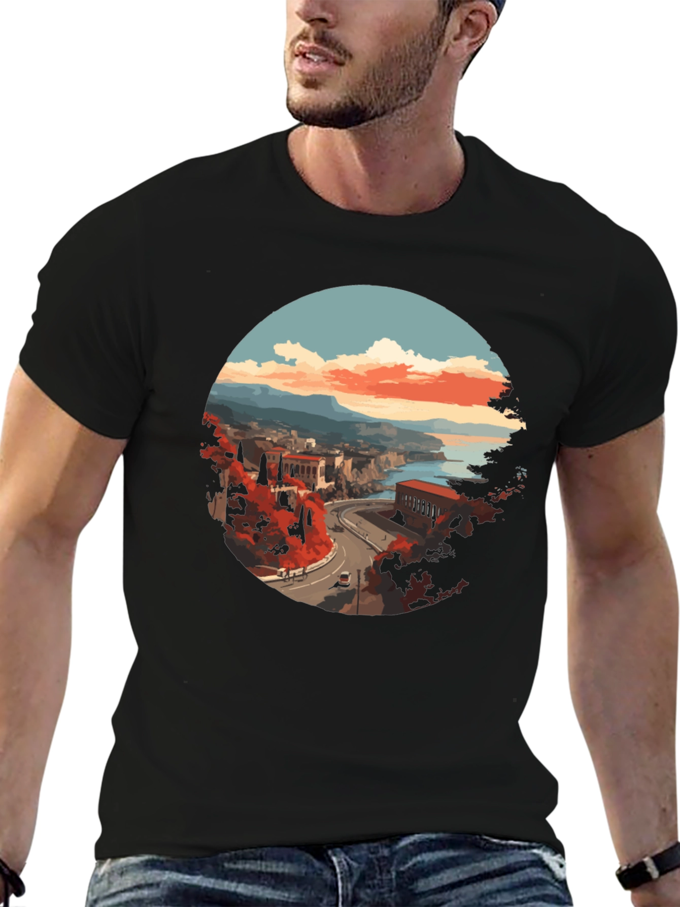 Coastal Vista Graphic Tee