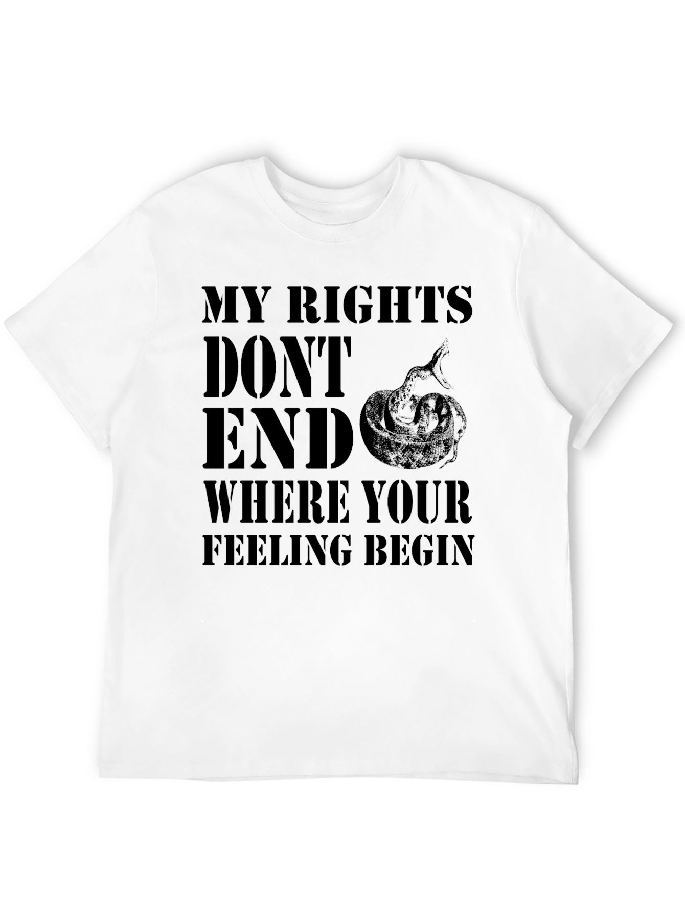 My Rights Dont End Graphic Tee