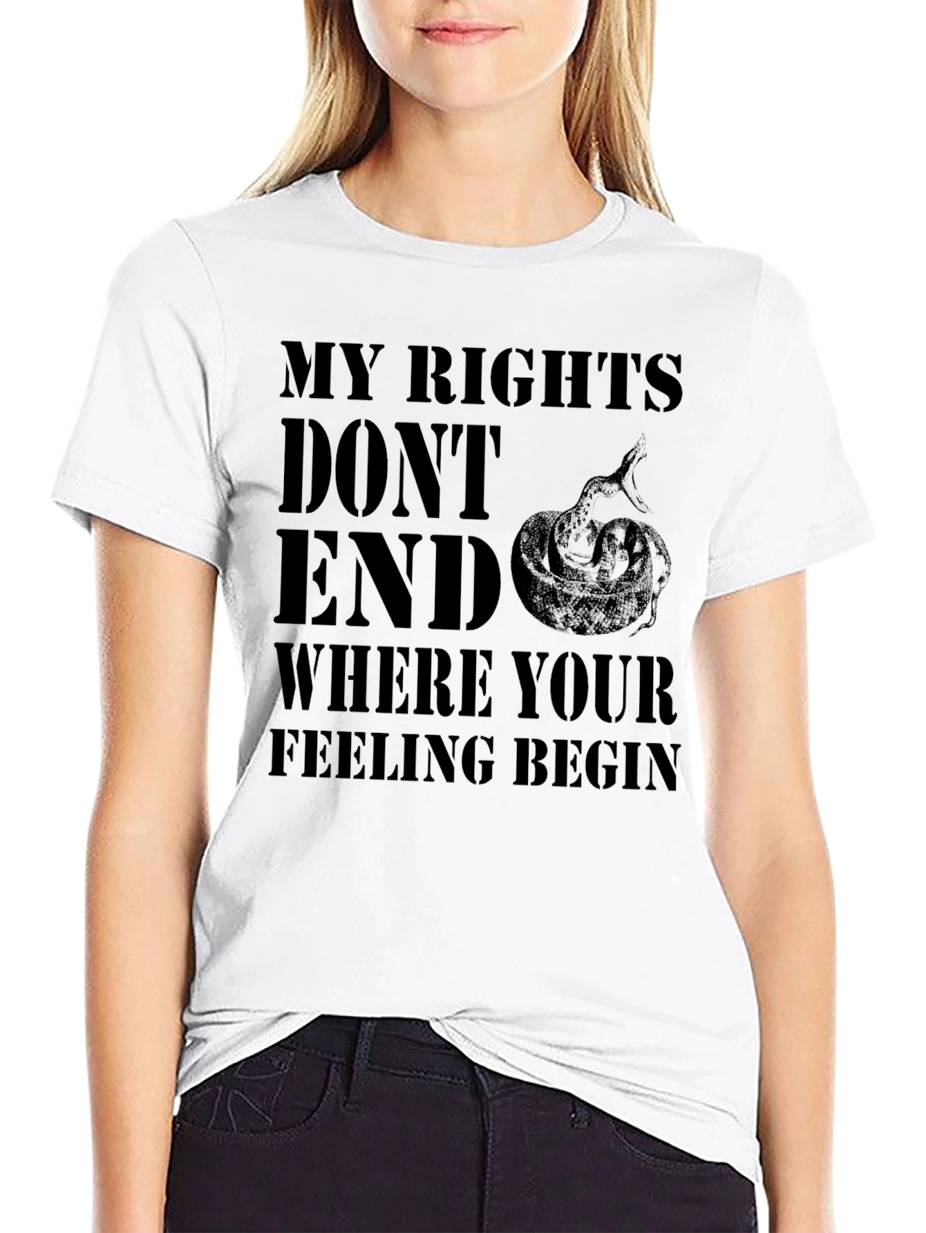My Rights Dont End Graphic Tee