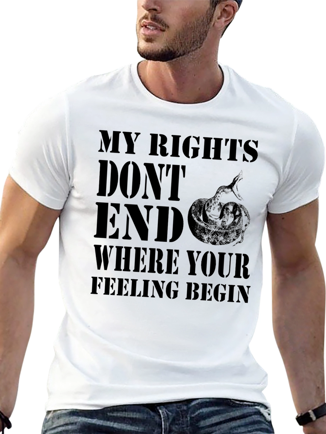 My Rights Dont End Graphic Tee
