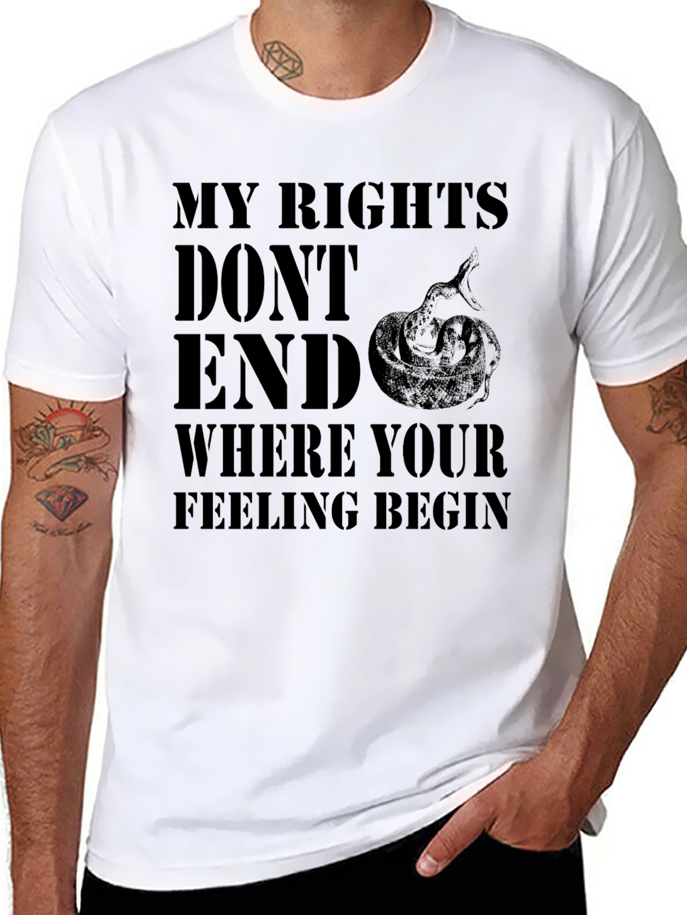 My Rights Dont End Graphic Tee