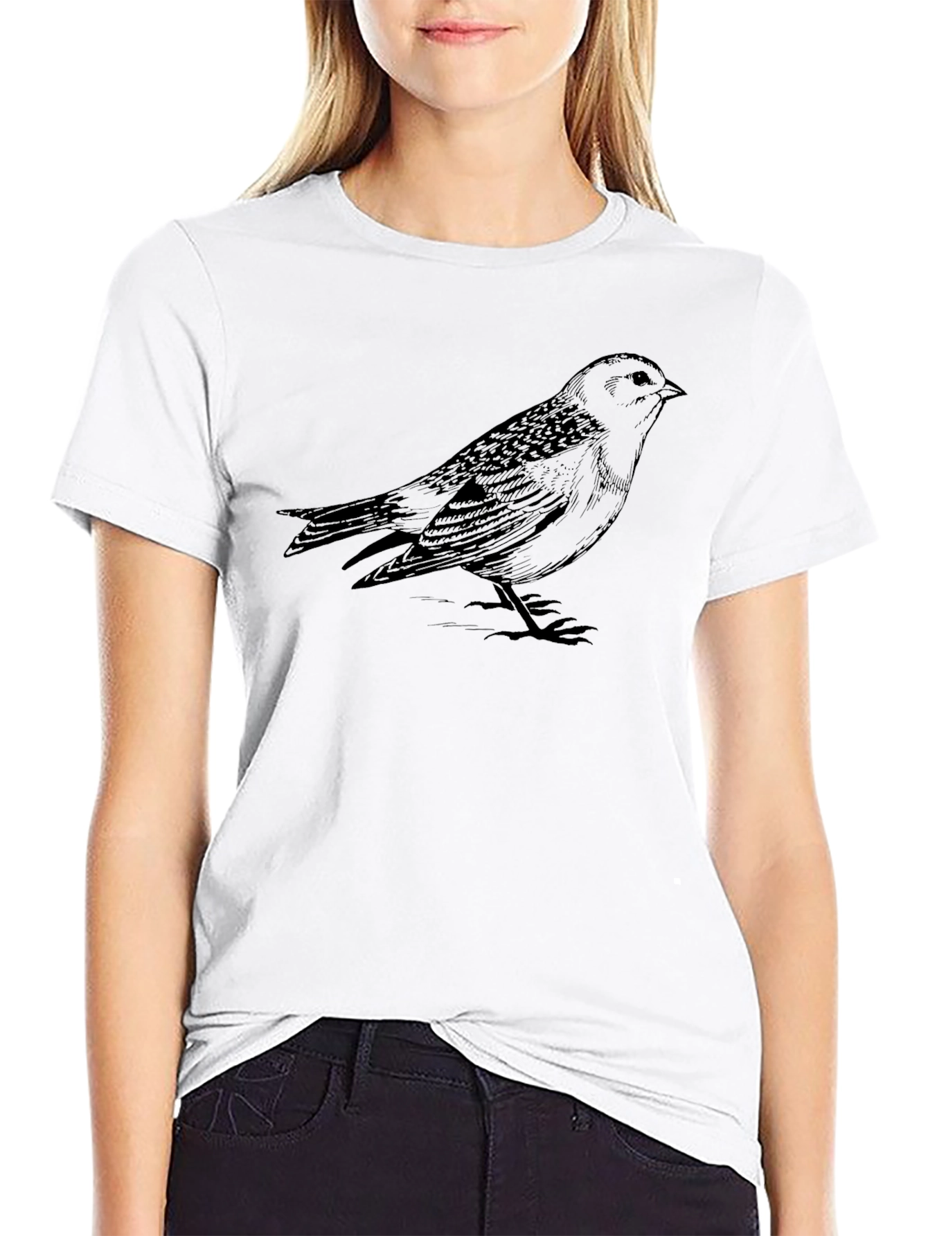 Black Bird Graphic Tee - Classic Menswear